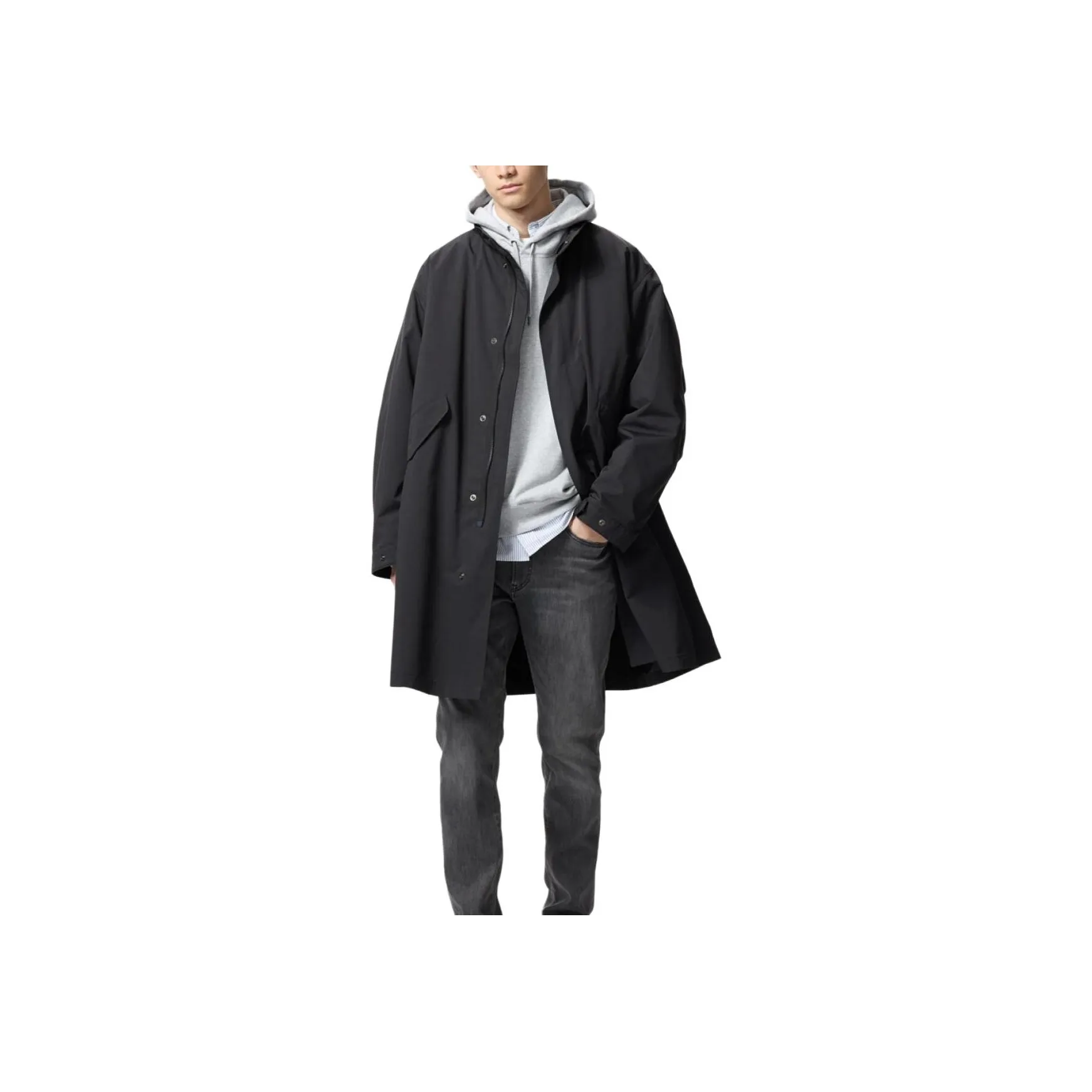 UNIQLO Coats Men's Black