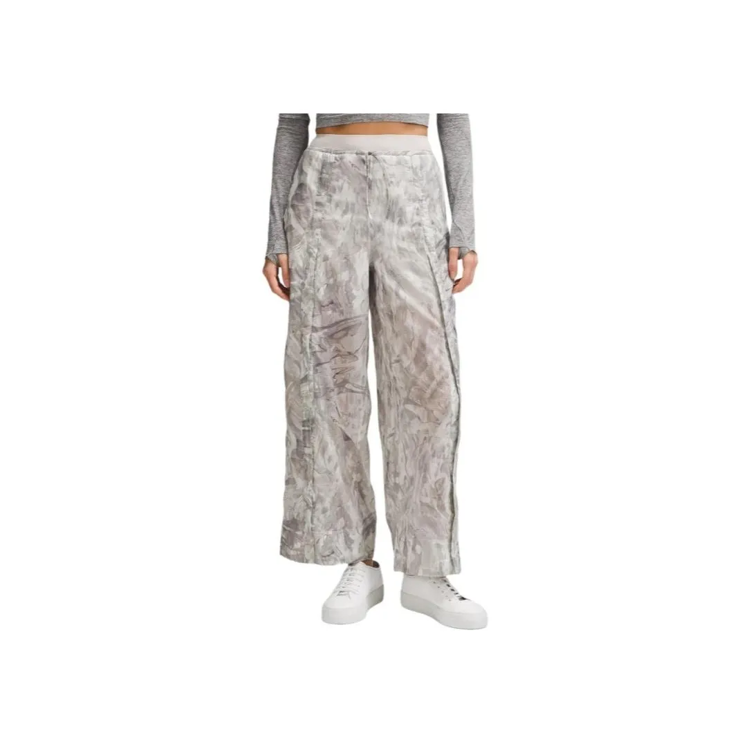 Lululemon Lightweight Series Woven Snap Leg Super High Rise Pant Casual Pants Women's Dove Gray