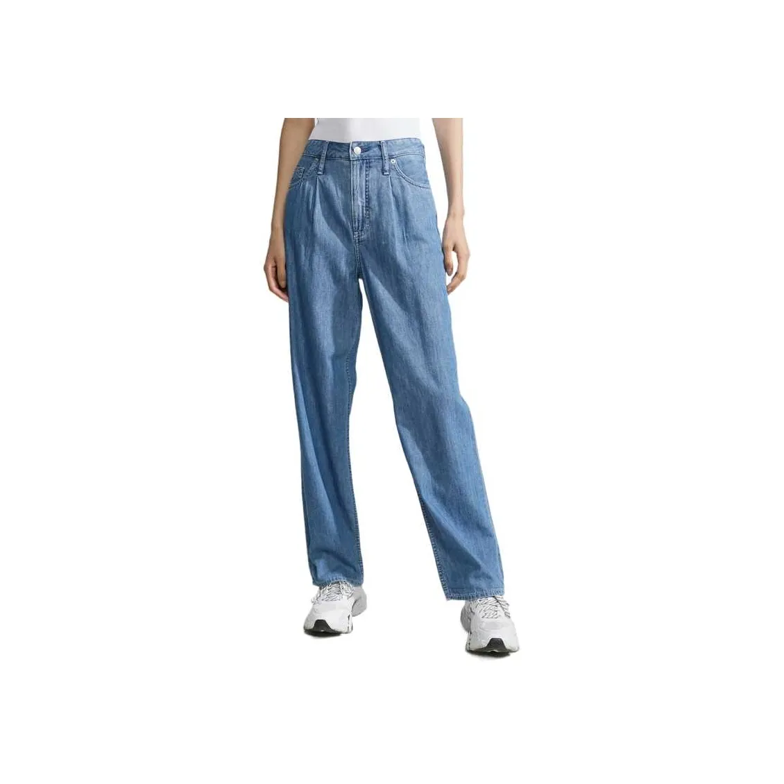 CALVIN KLEIN SS23 Fork 90 Series Jeans Women's Denim Blue