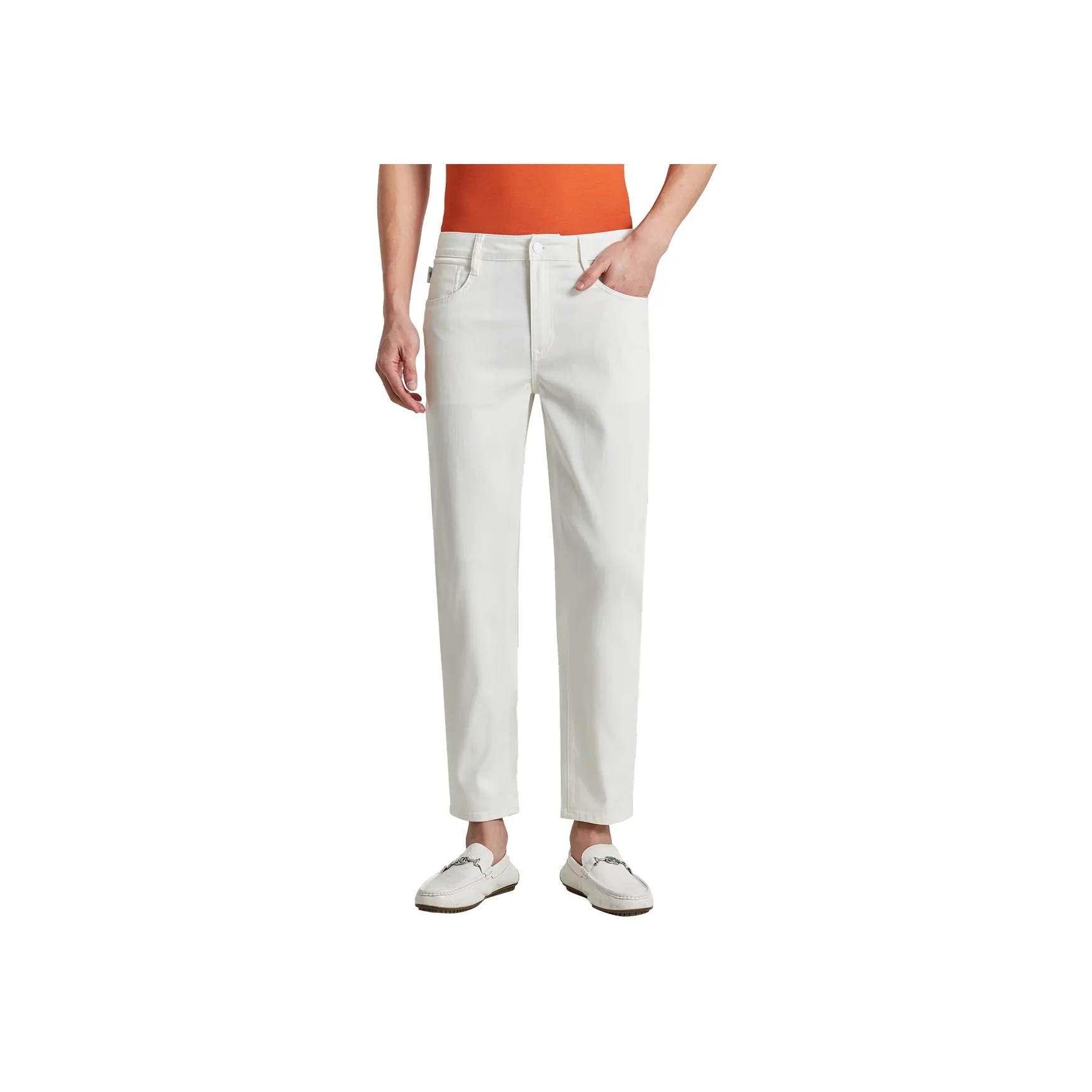 LESS IS MORE SS25 Jeans Men's White