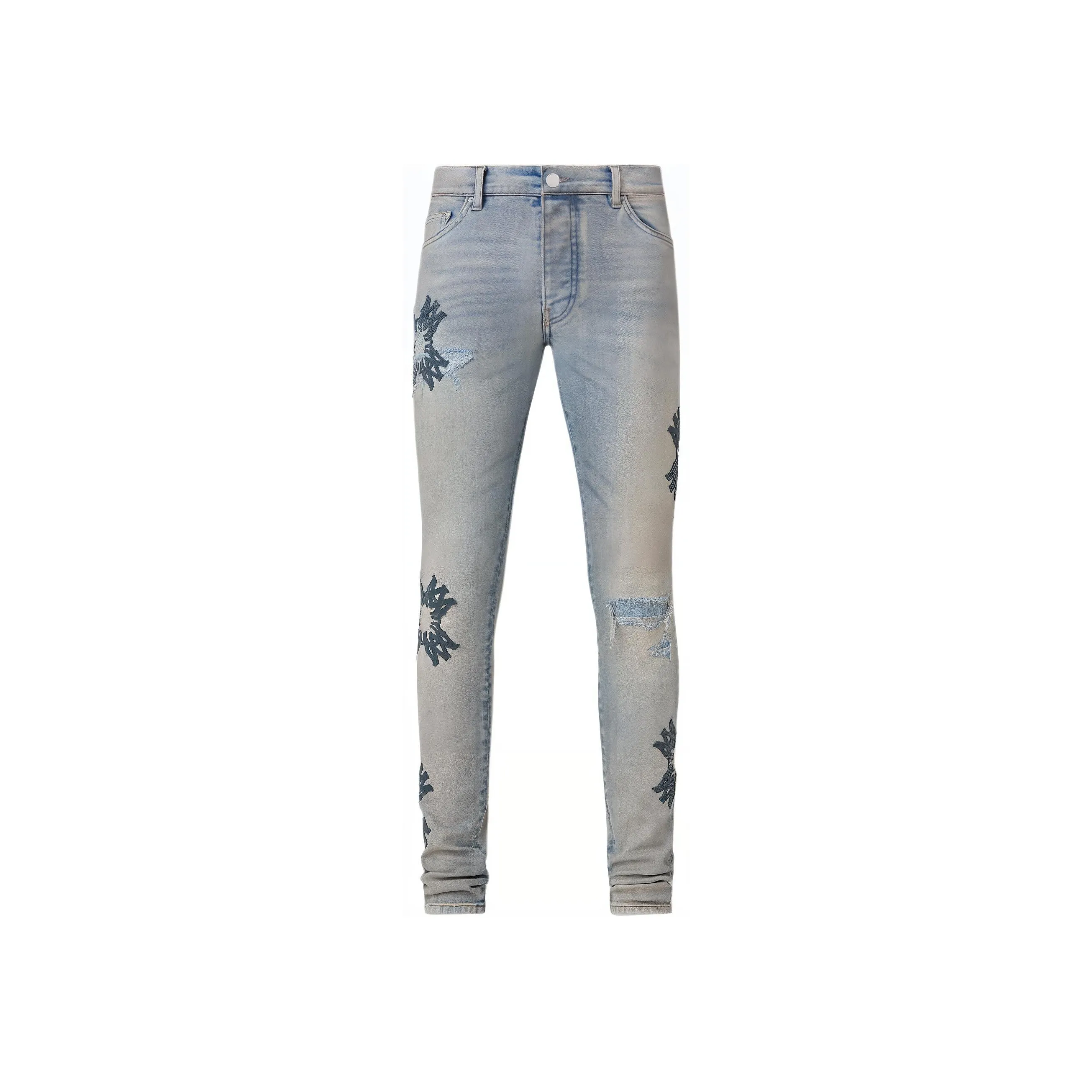 AMIRI Ma Quad Applique Skinny Jeans