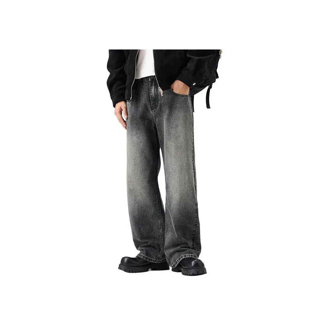 VALKOMM Черные Унисекс Джинсы