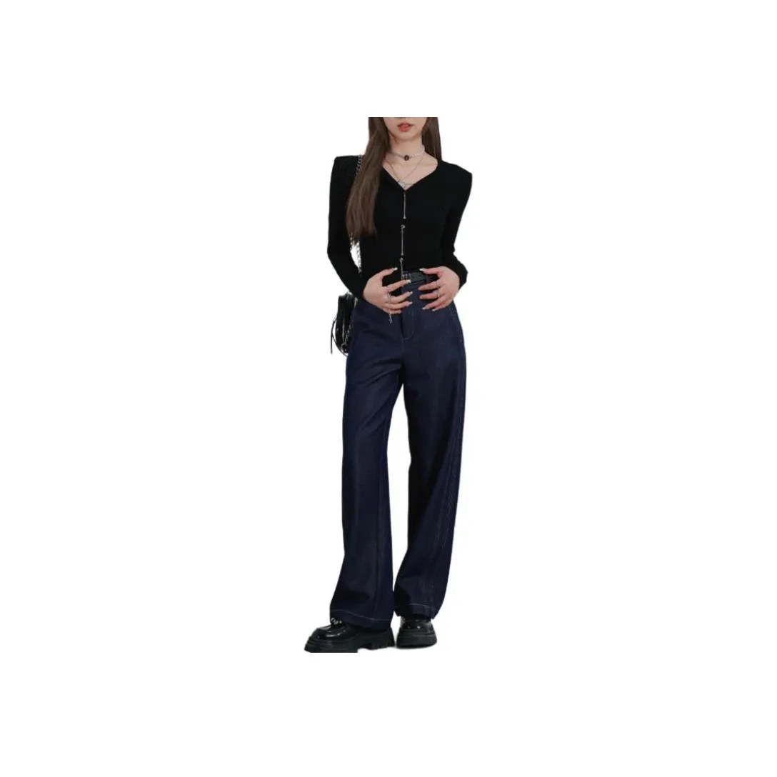 CO SHENG Костюм Брюки Женские Синие
