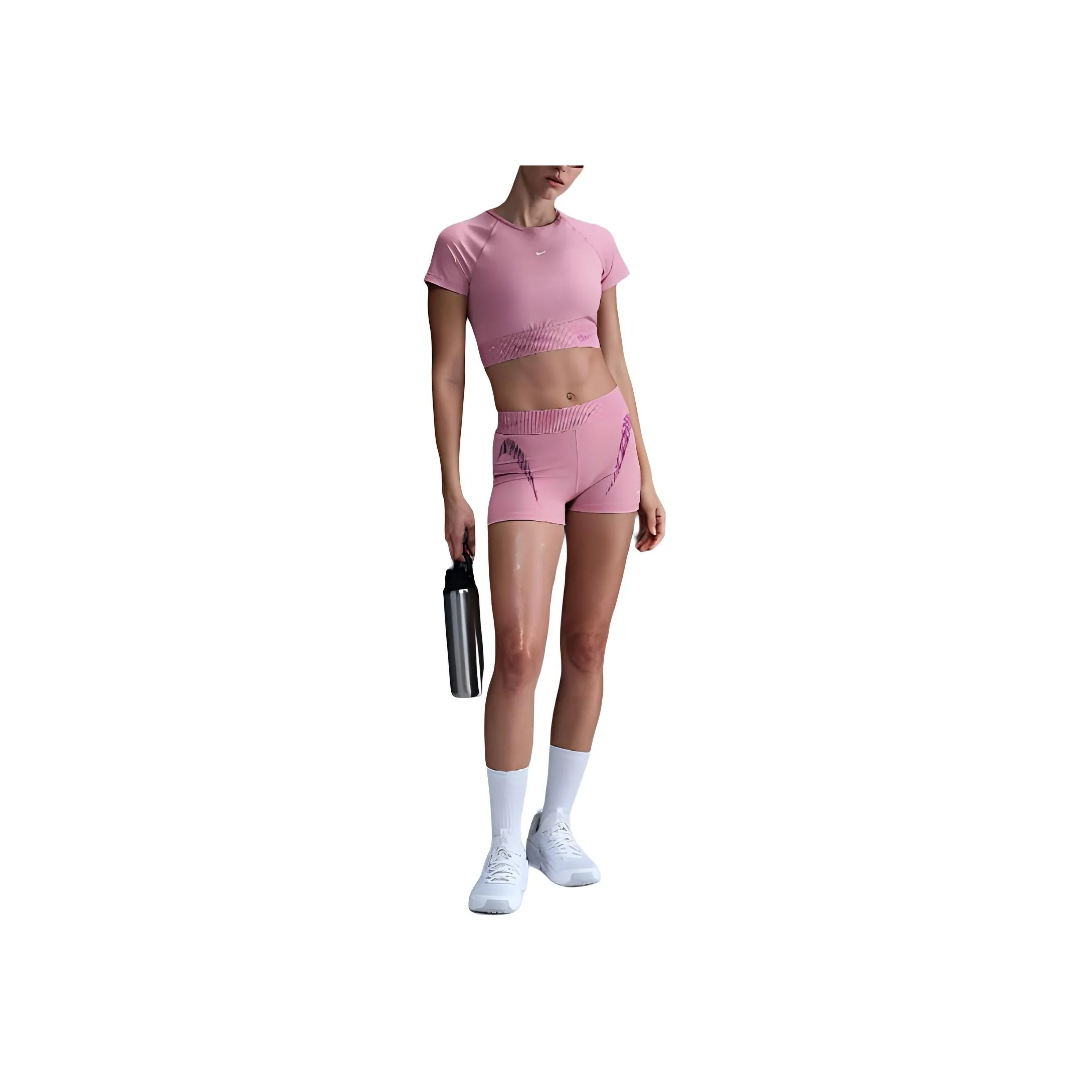 Nike Pro Women's Mid Rise 3' Graphic Biker Shorts