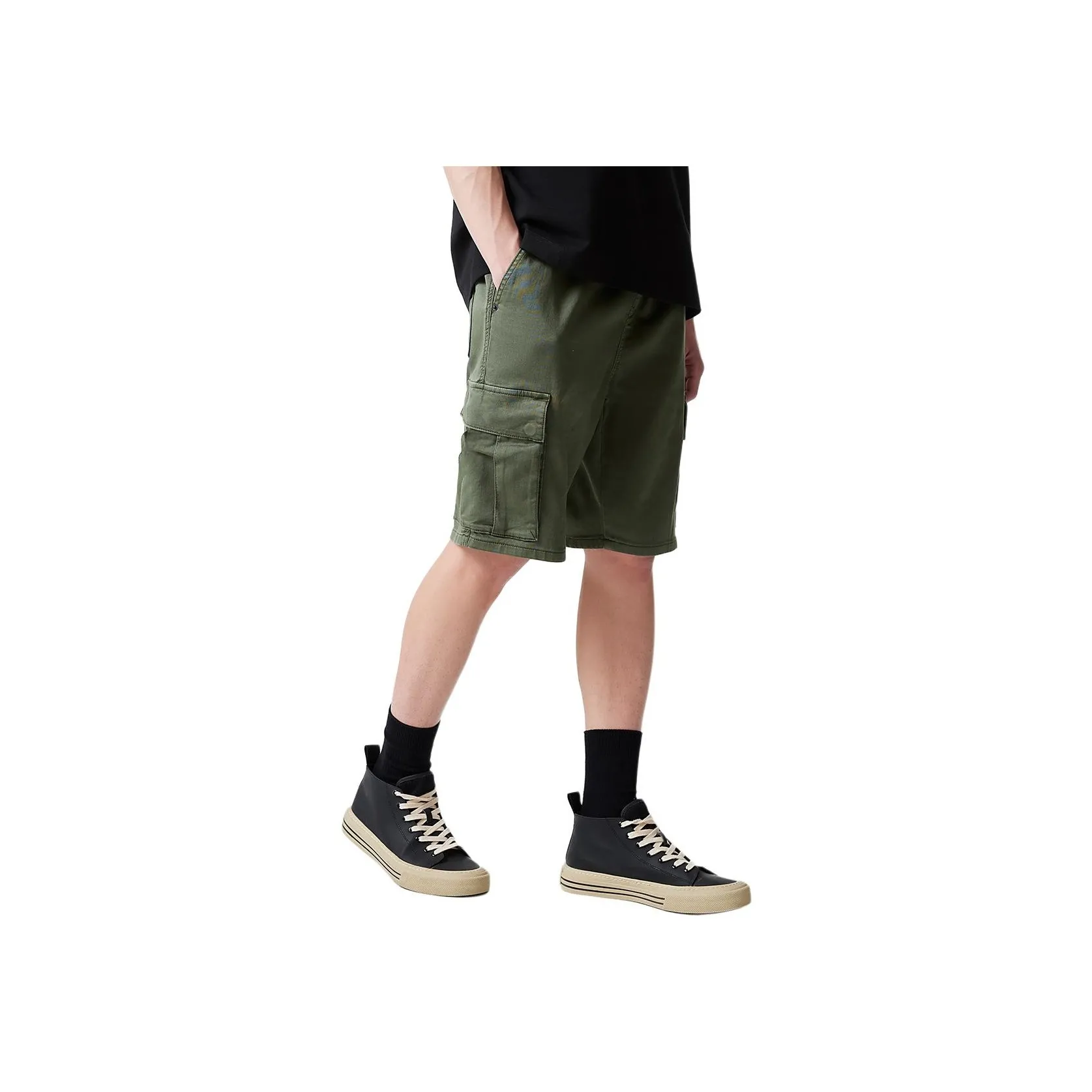 JACK JONES· Denim Shorts Men's E60 Olive Green Gray