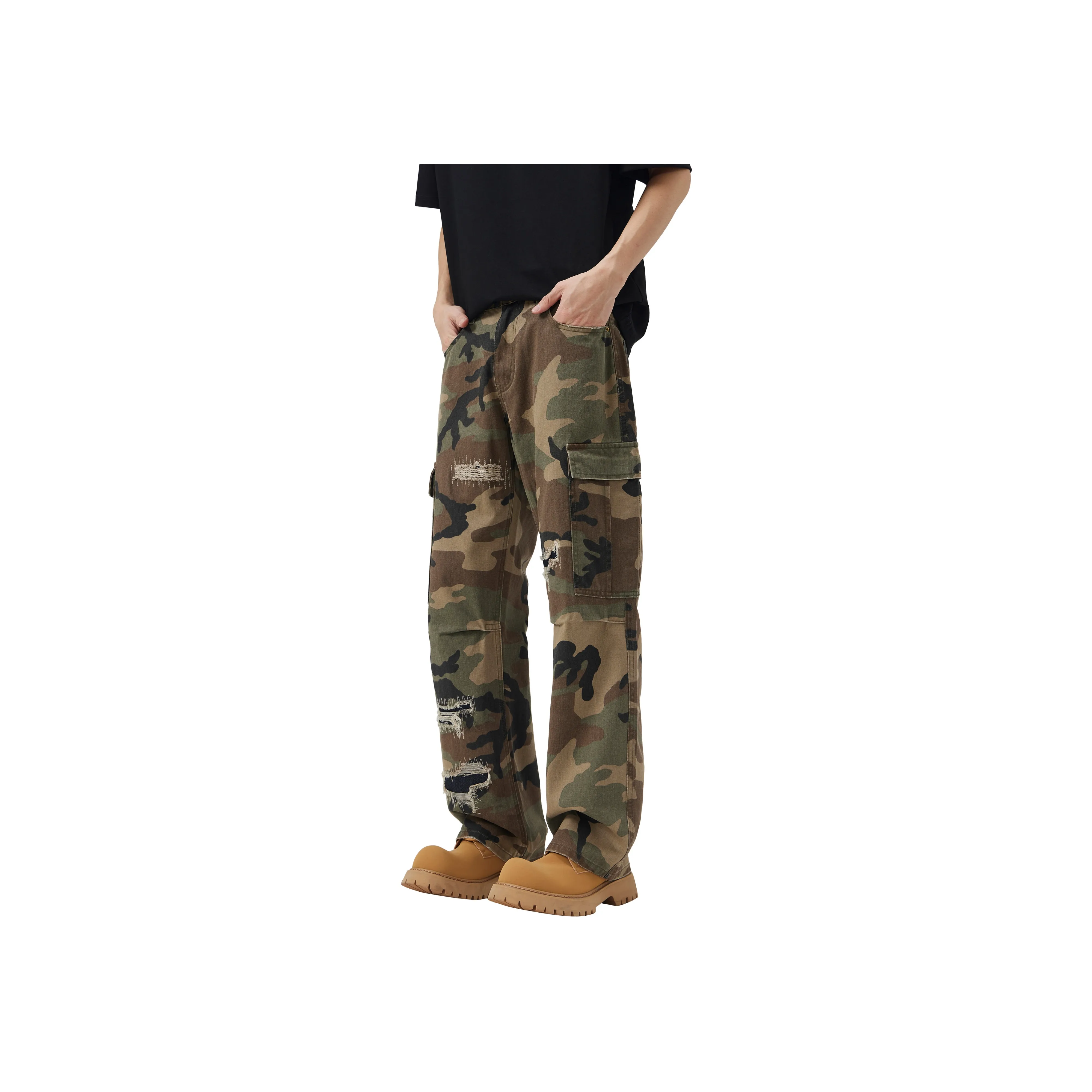 KM Cargo Pants Унисекс Камуфляж