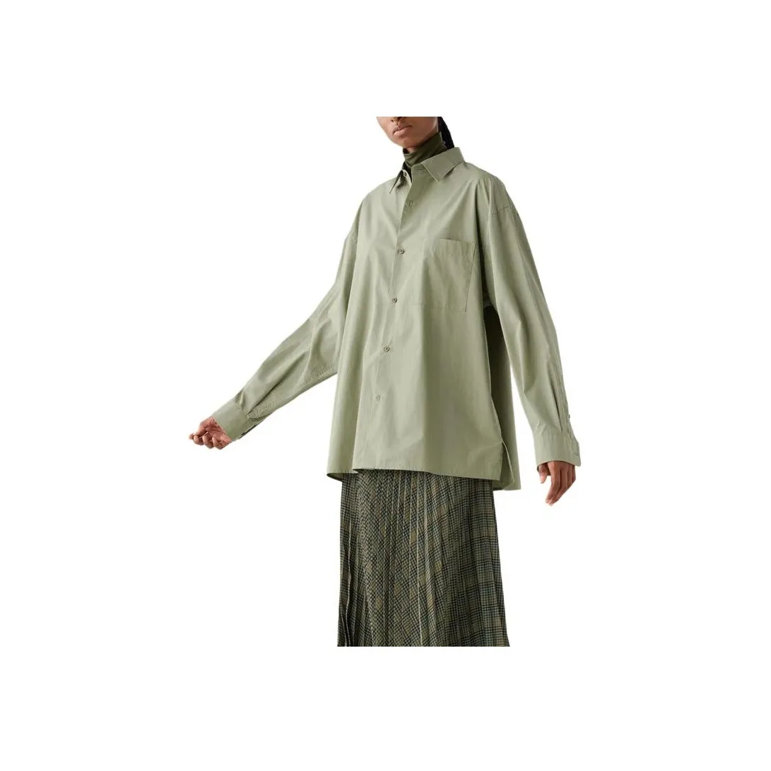 UNIQLO C Collection Shirts Unisex Emerald Green