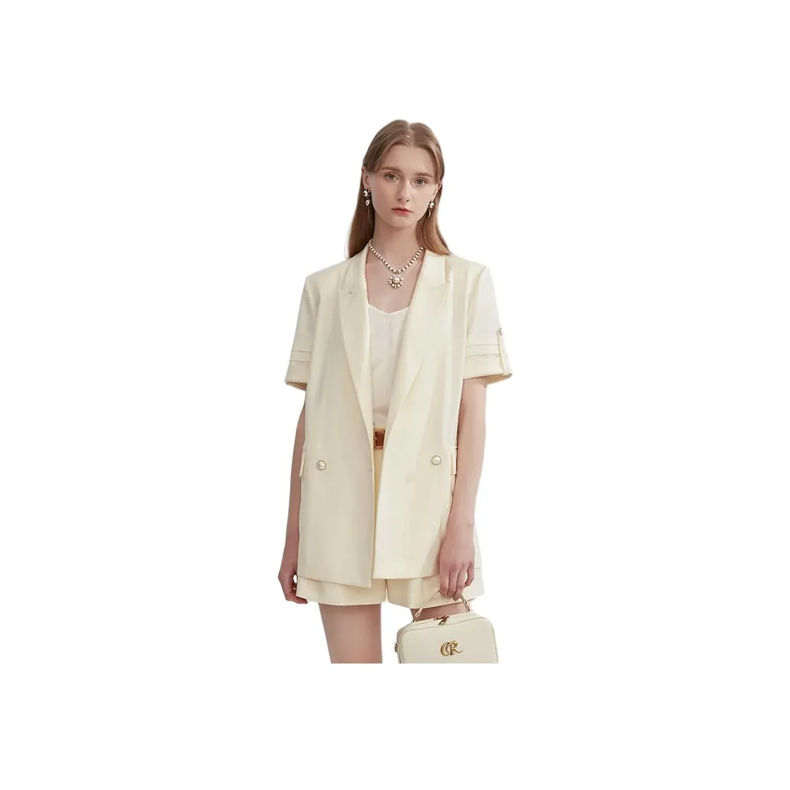 Caroline SS24 Бизнес Костюм Женский Шампань