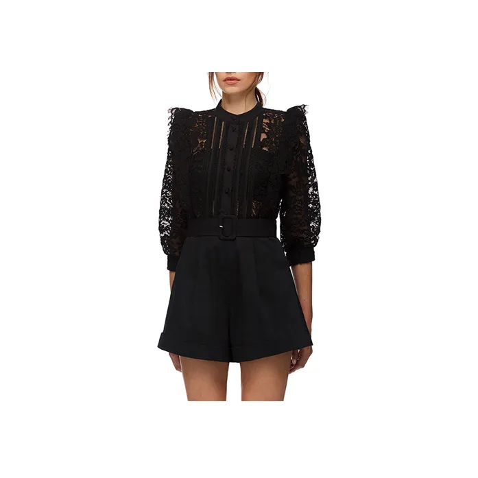 Self portrait Jumpsuits Women's Classic Black