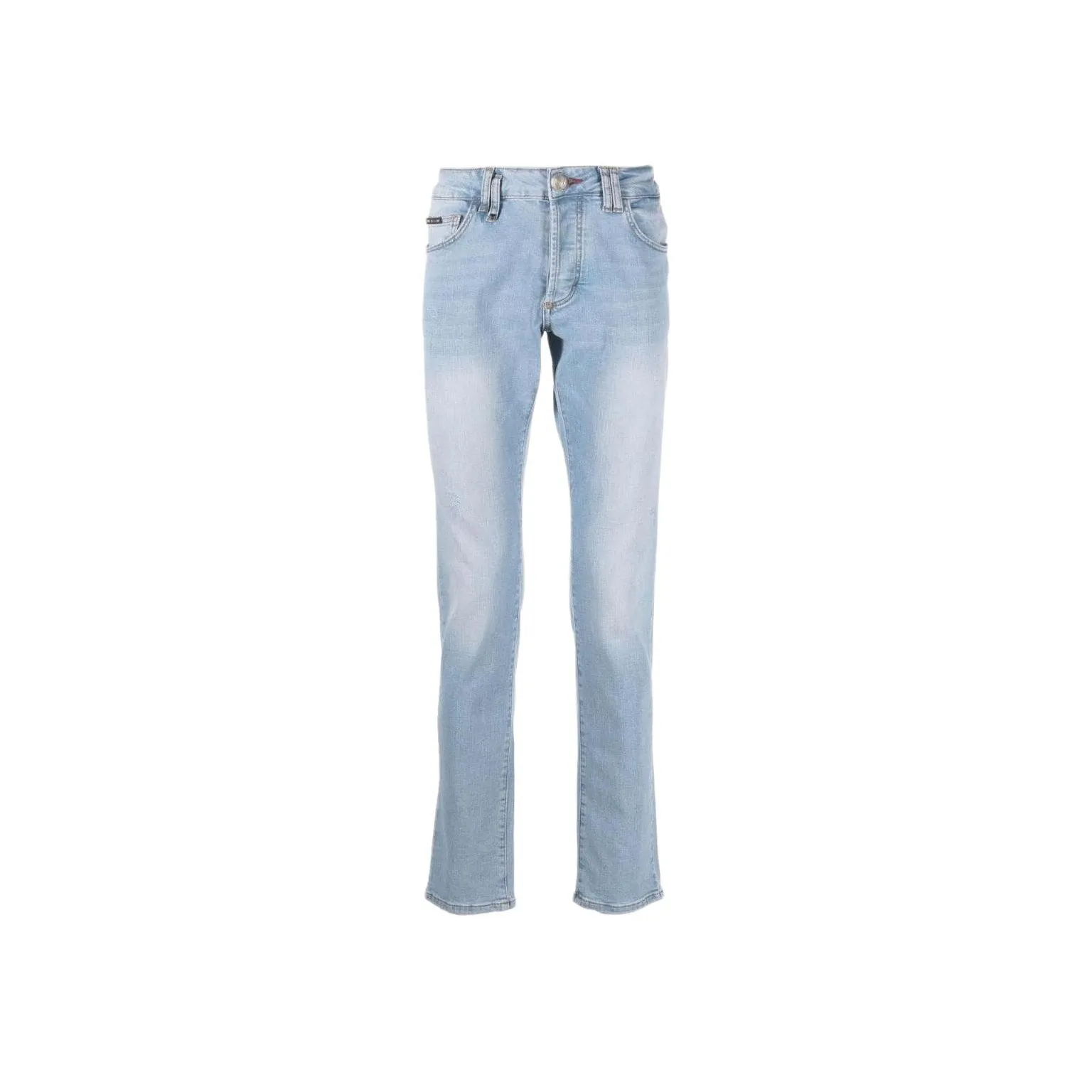 PHILIPP PLEIN Super Straight cut Stonewashed Jeans
