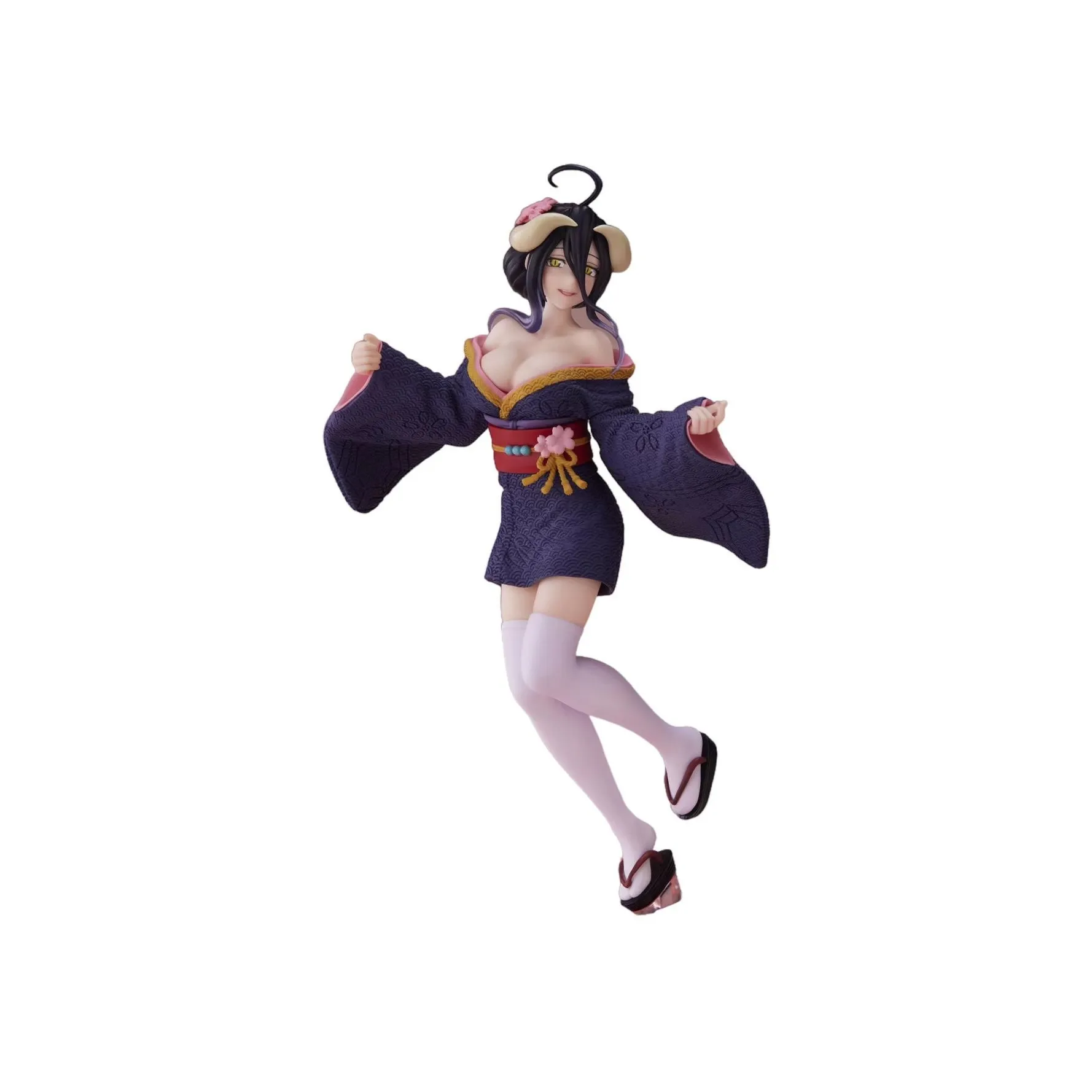TAITO Albedo Coreful Overlord Season 4, Cherry Kimono, In Stock Bonus Gifts 18cm