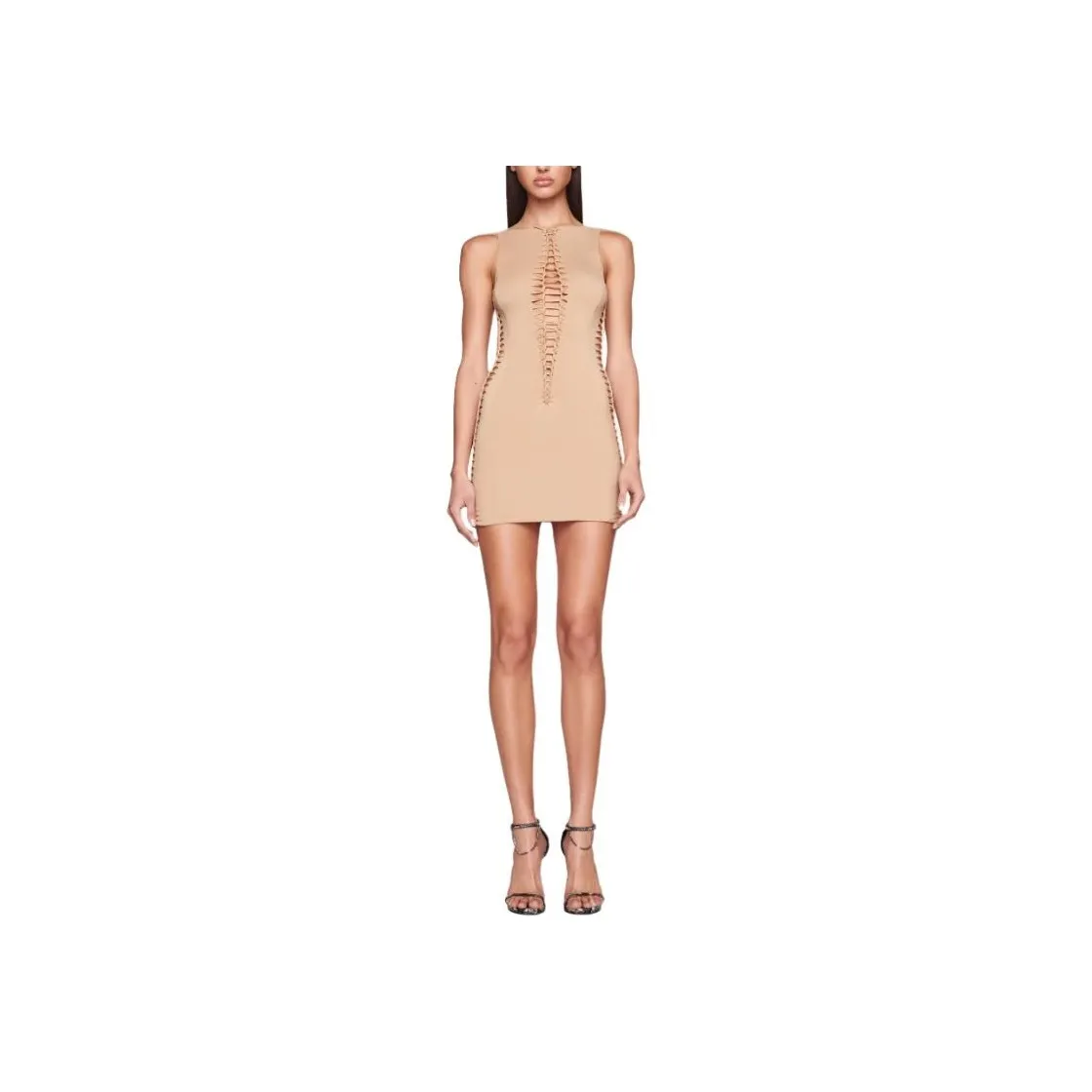I.AM.GIA SS24 CHIMA MINI DRESS Sleeveless Dress Women's TAN/Tan