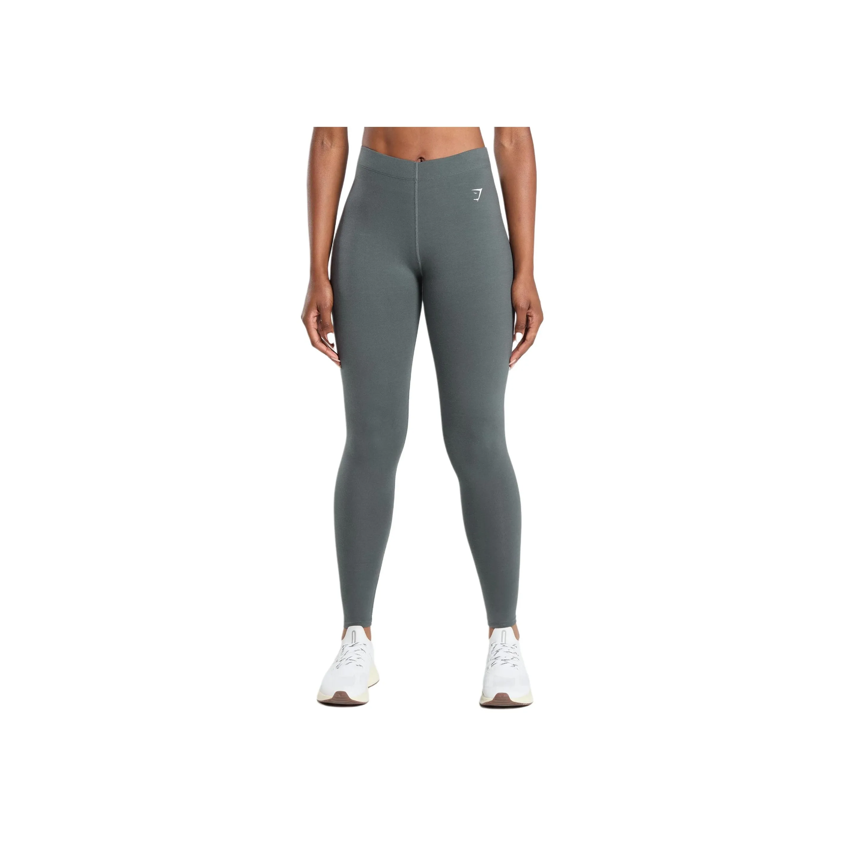 GYMSHARK Sports Pants Women's Gray Rock Cyan