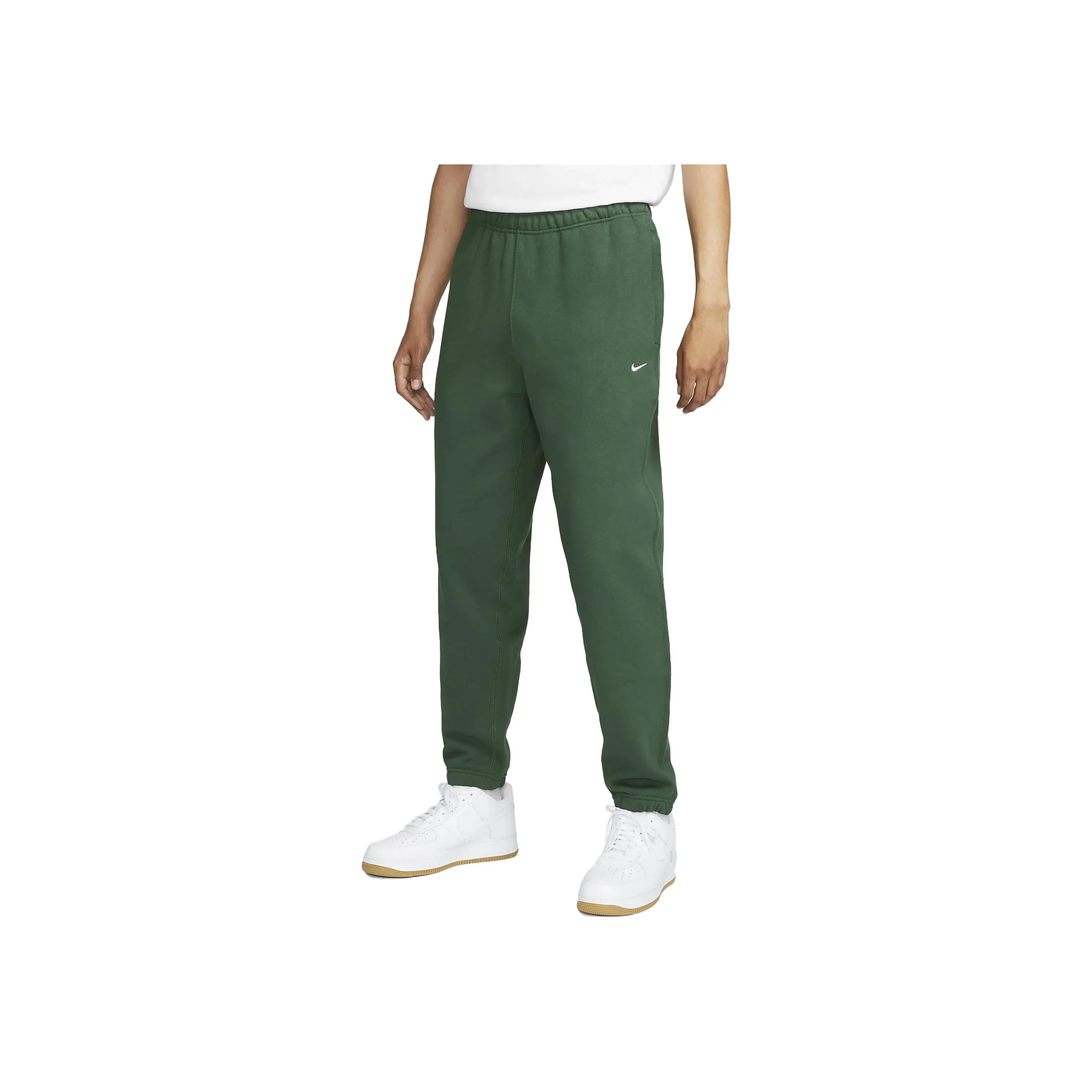 Nike Зеленые Мужские Вязаные Тренировочные Штаны