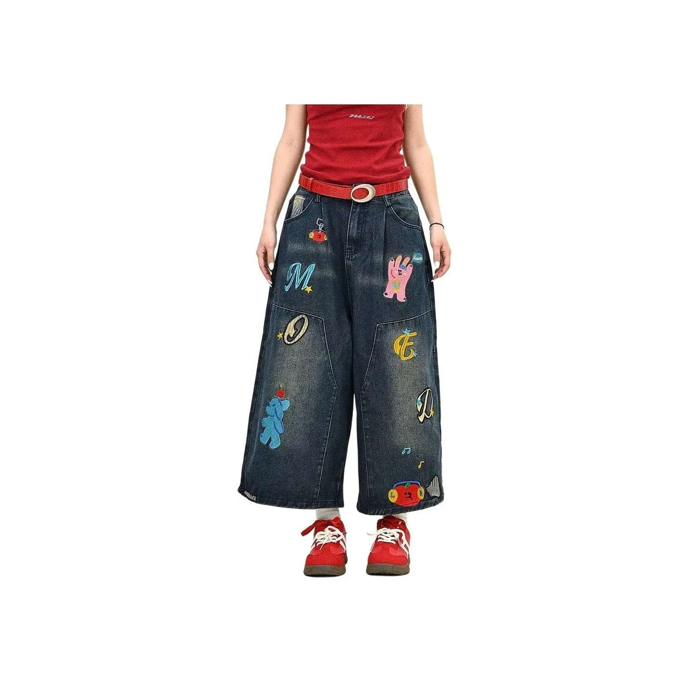 MM Темно-синие женские джинсовые шорты