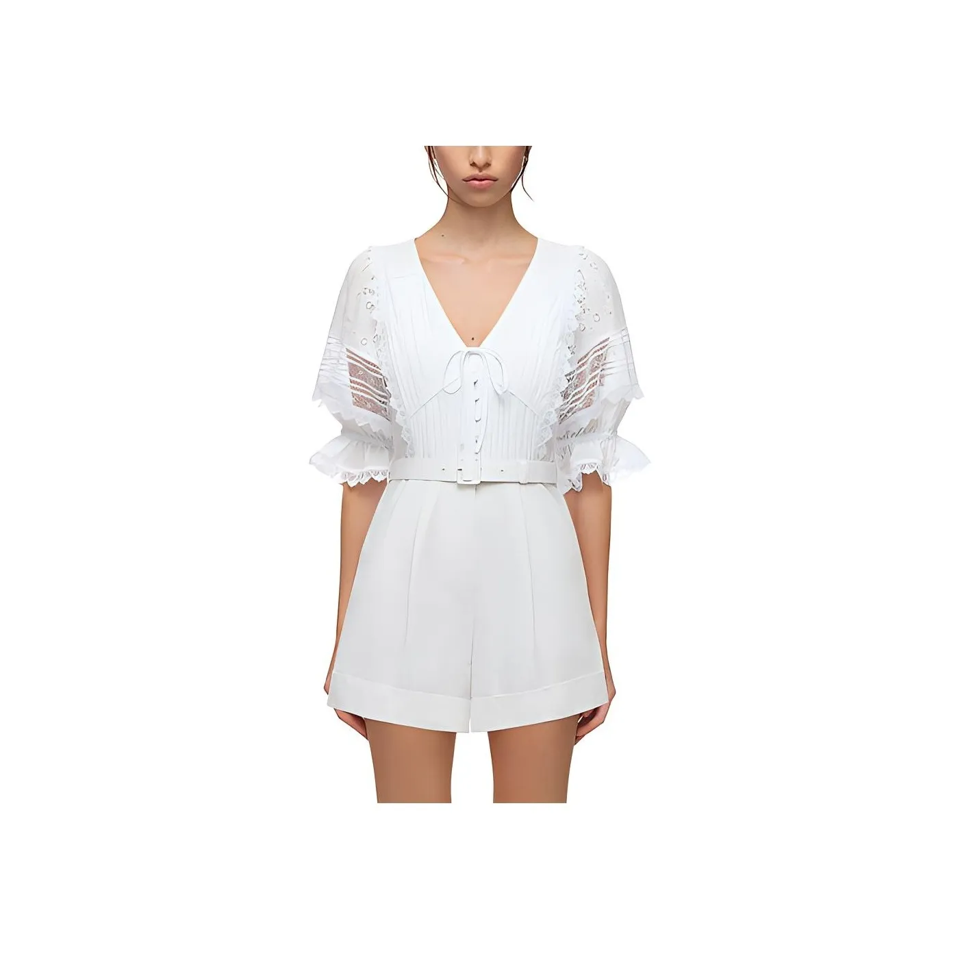 Self-portrait Bodysuits Women's White