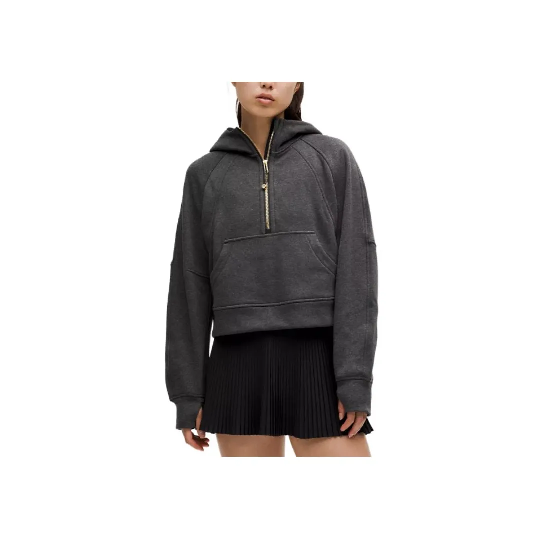 Lululemon Half Zip Hoodie Plush Sweatshirt Women's