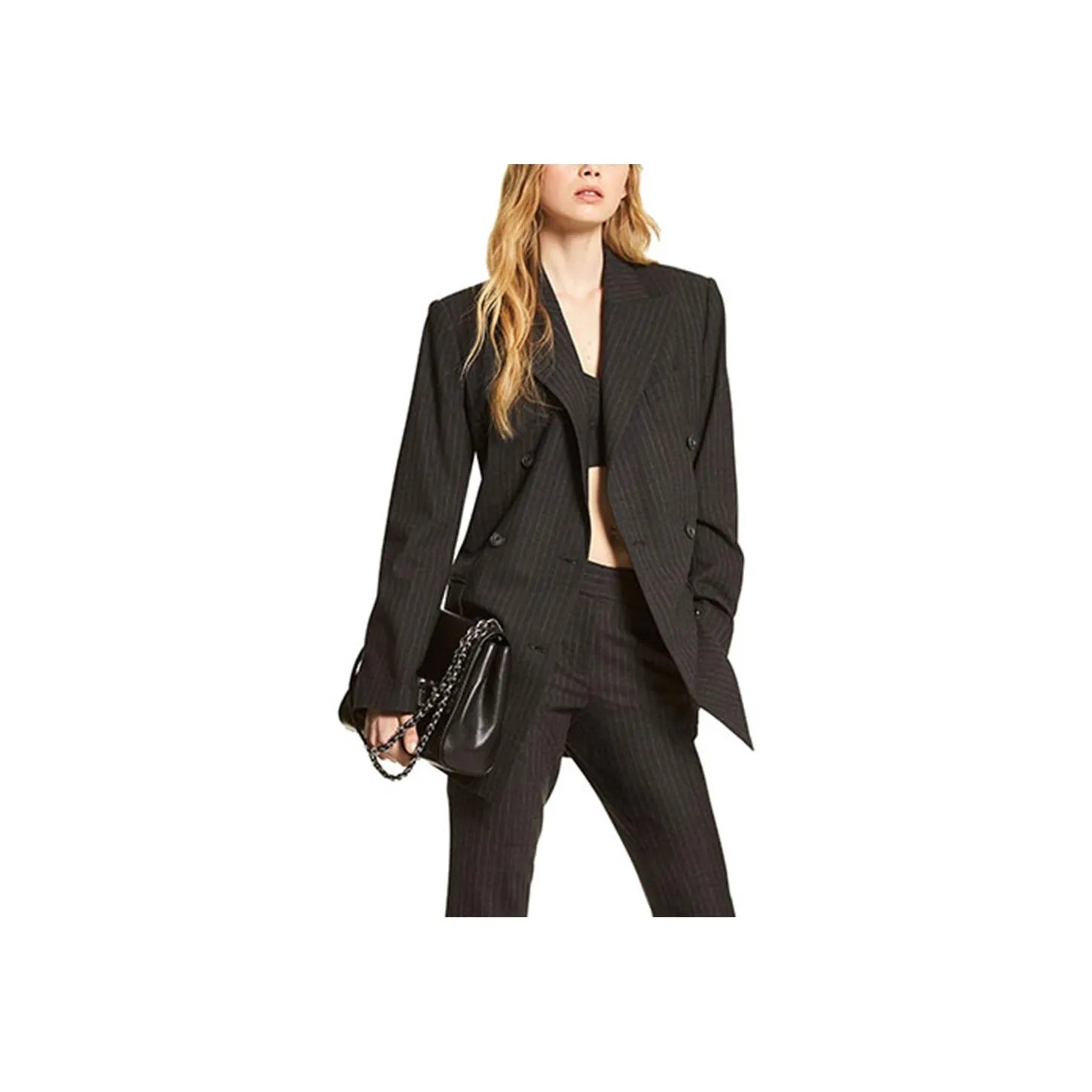 MICHAEL KORS SS23 Business Suits Coats Women's Dark Gray