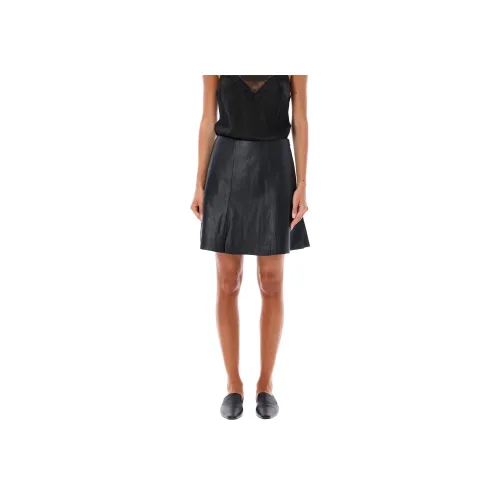 By Malene Birger Черные Женские Кожаные Короткие Юбки
