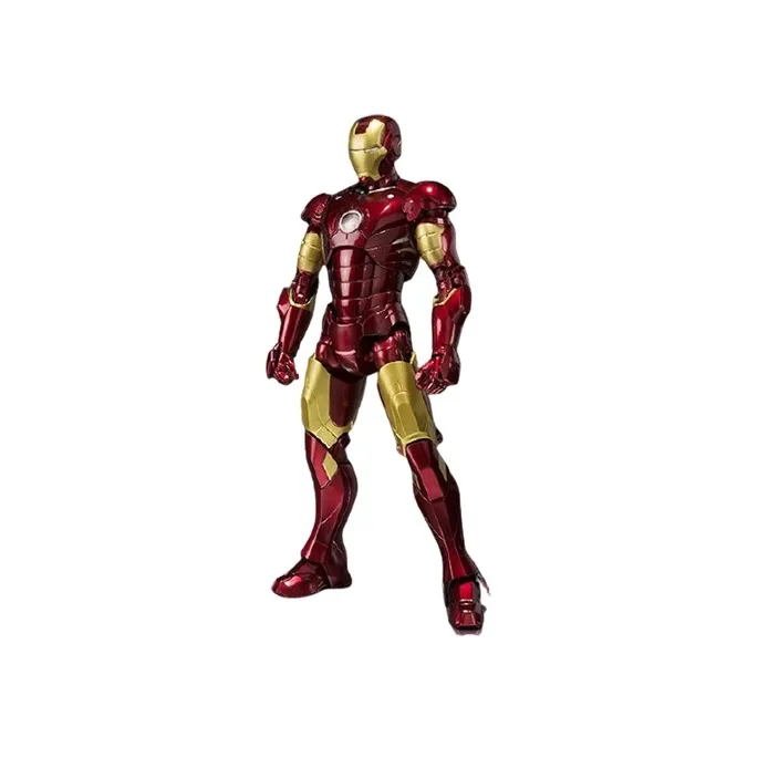 BANDAI Iron Man Marvel, Avengers MK3 Mark Three, With Base, Poseable Scale Figures