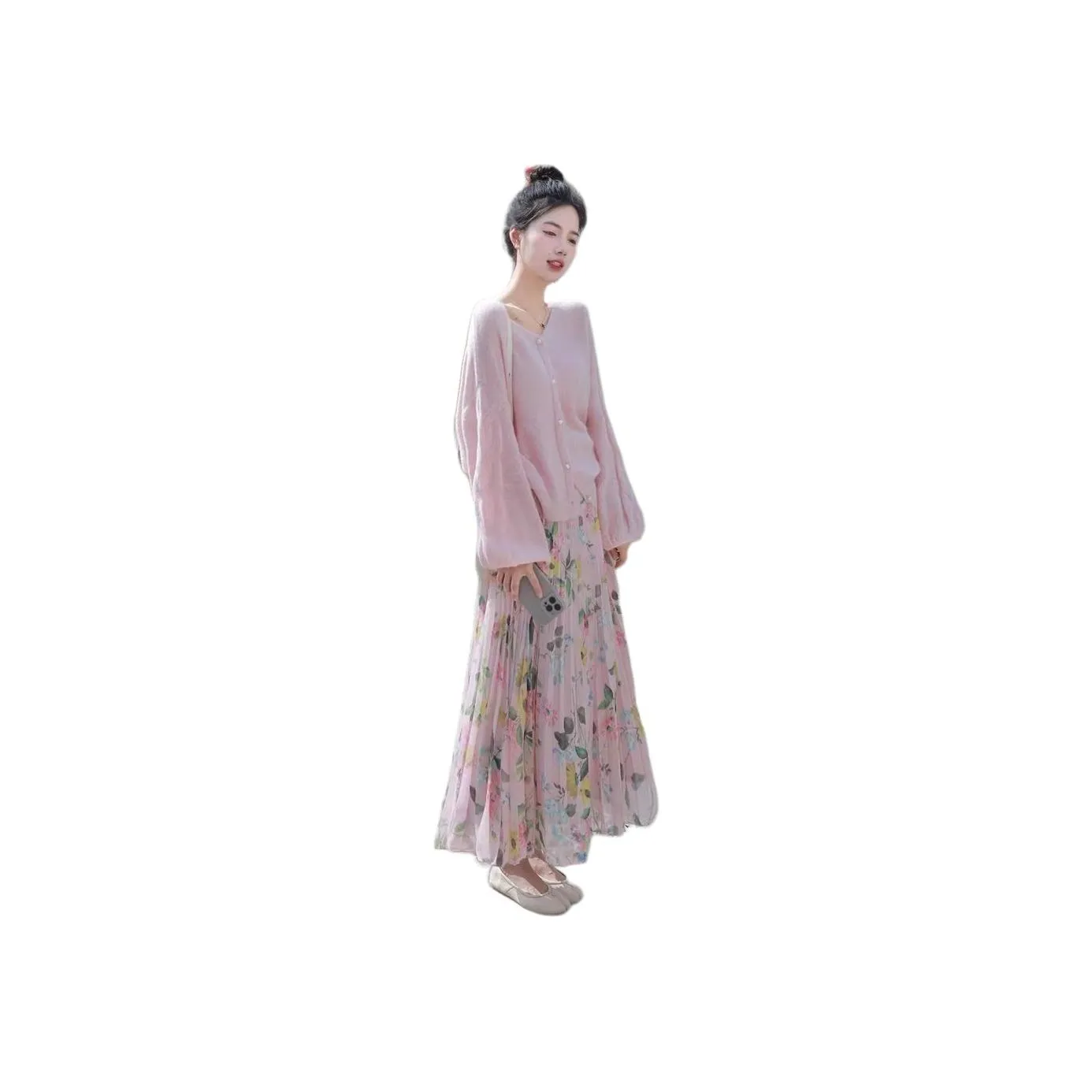 MORii Pink Women's Skirt Sets