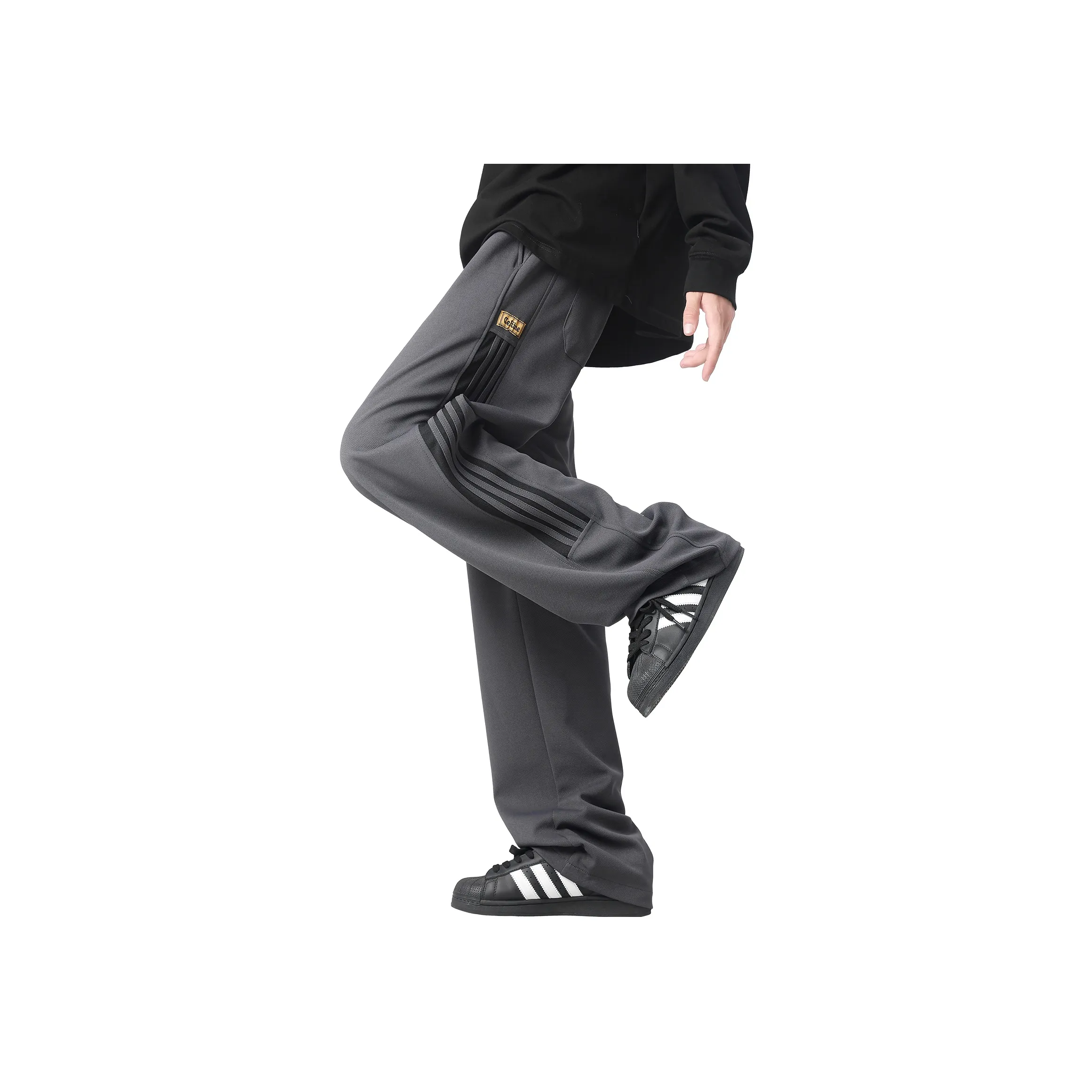 Paddy Julia Полосатые Брюки Повседневные Брюки Унисекс