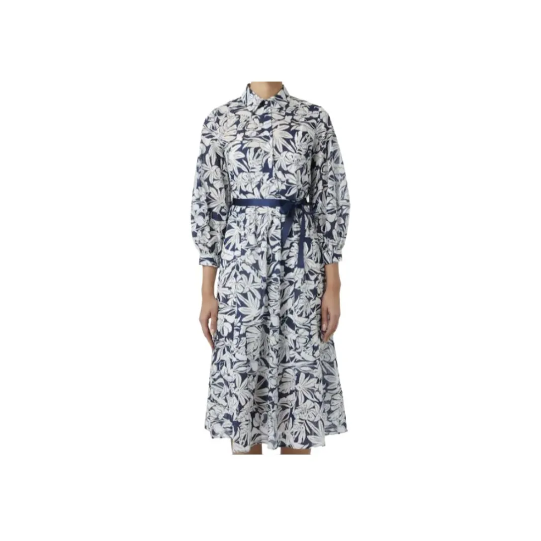 I BLUES Long Sleeved Dresses Women's Ice Blue