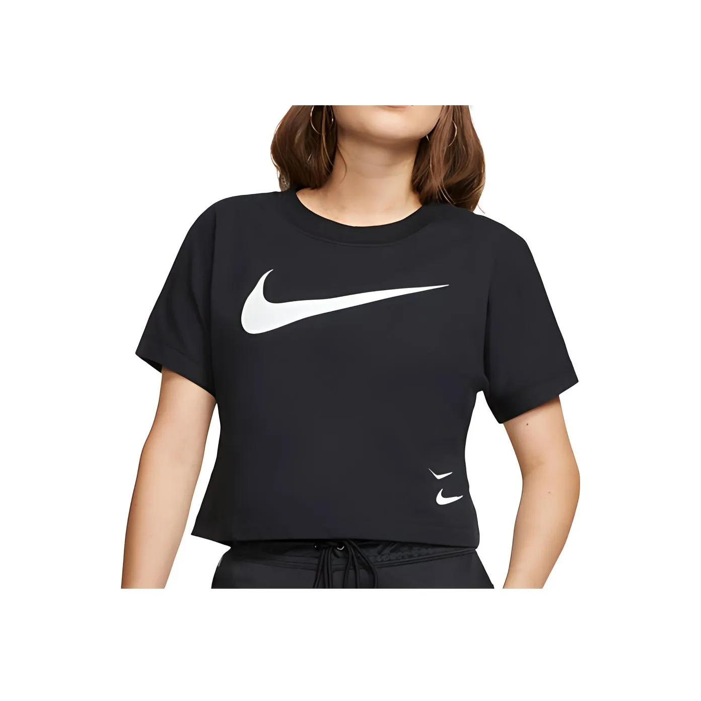 NIKE Черные Женские Короткие Топы