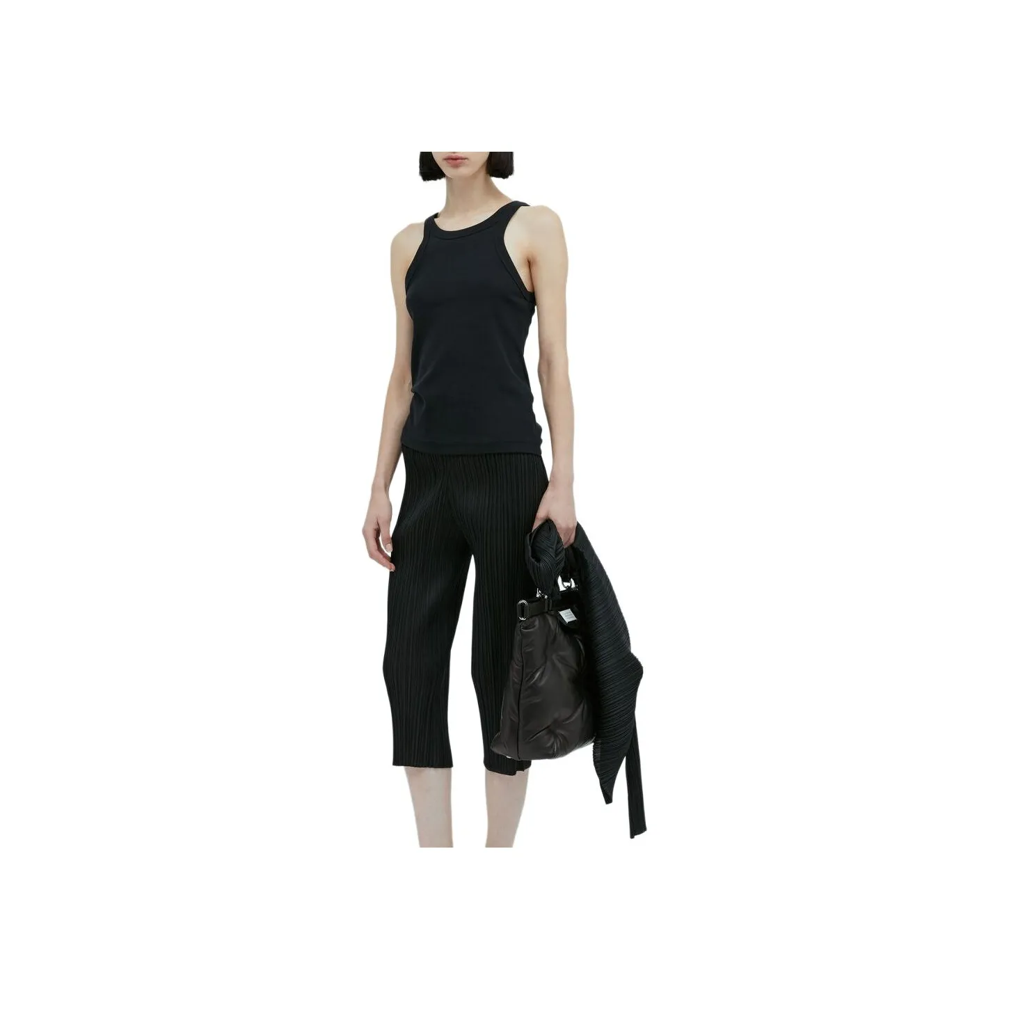 PLEATS PLEASE ISSEY MIYAKE Leggings Women's Black