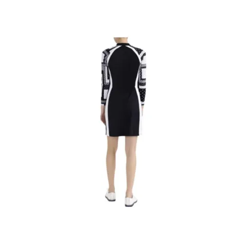 PXG Black Женские Длинные Рукава Платья