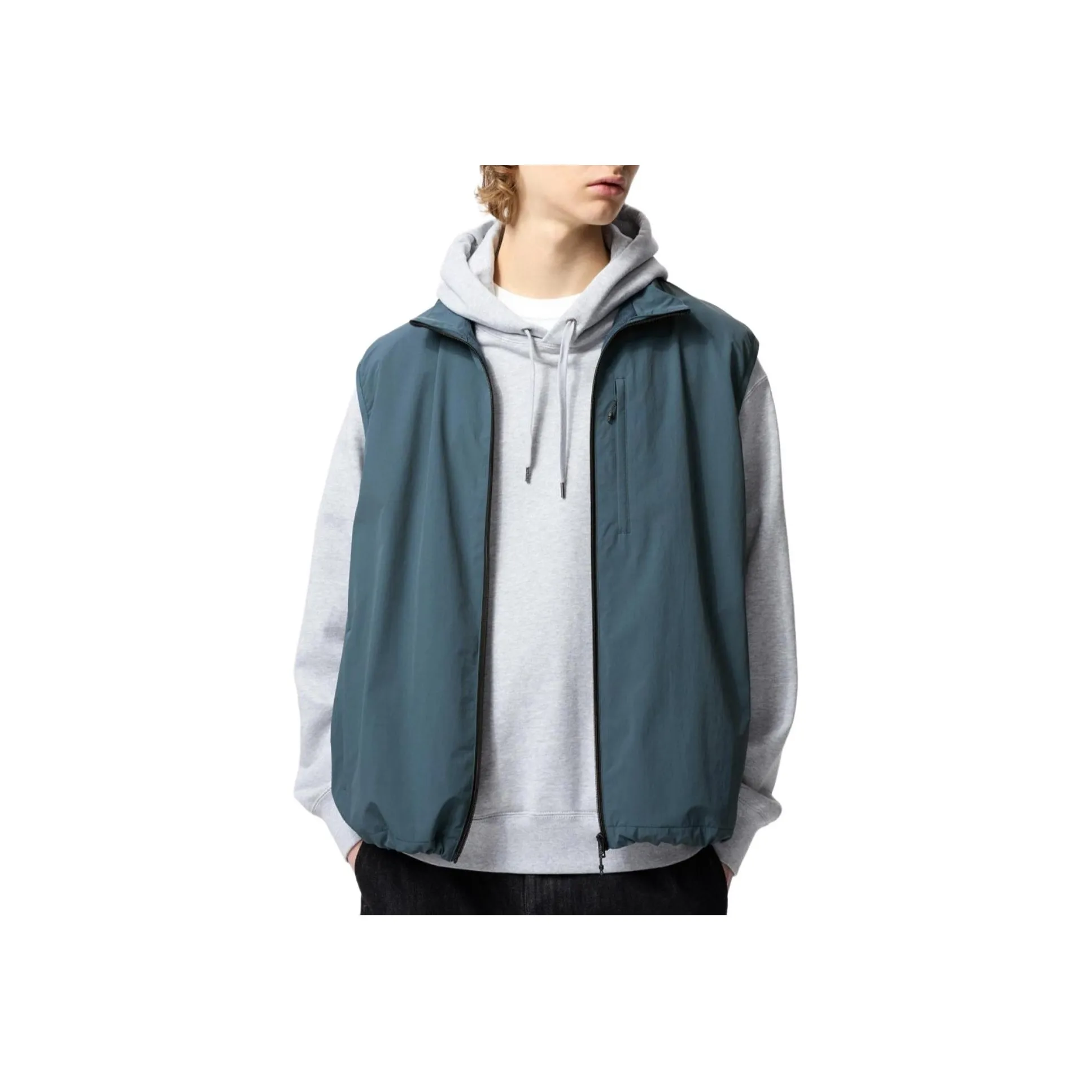 UNIQLO Vests Unisex Sea Blue