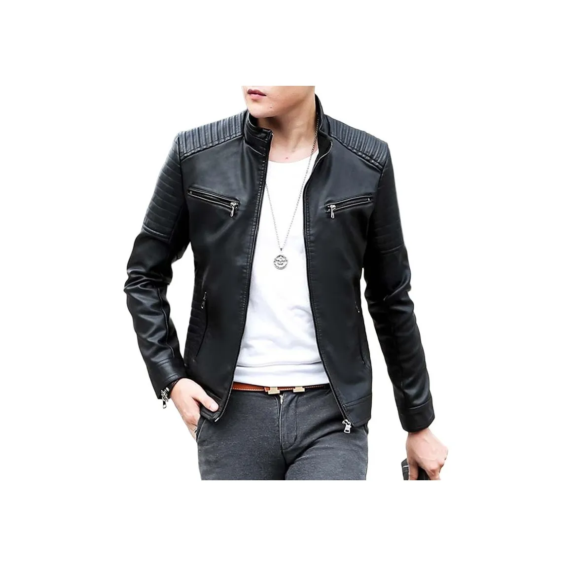 PIERRE CARDIN Кожа Куртка Мужская