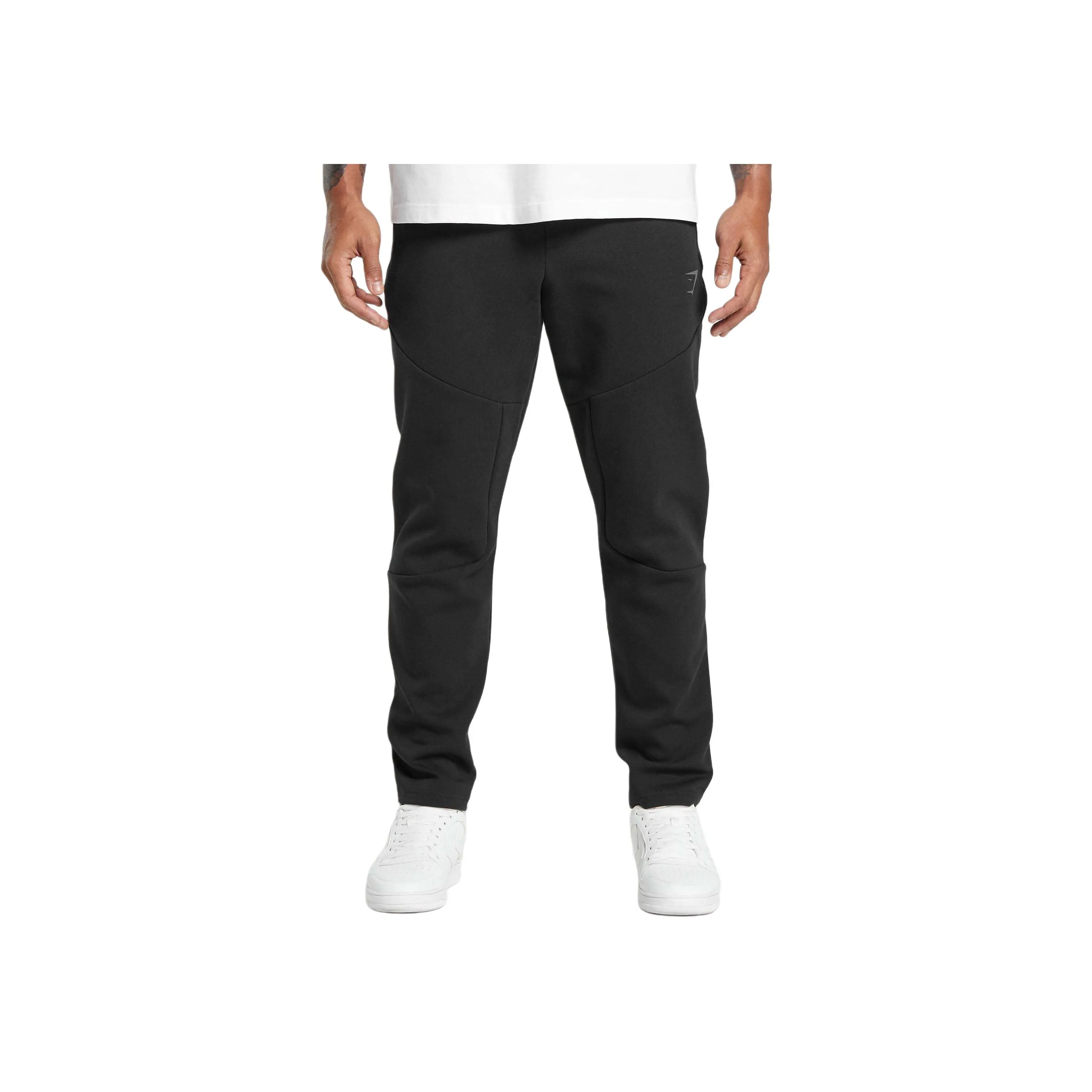 GYMSHARK INTERLOCK TECH Athletic Trousers Men's Black