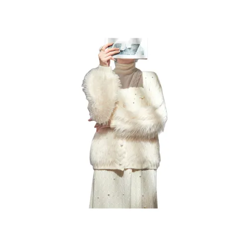 DESIGNER UNCLE Белый Женские Свитеры