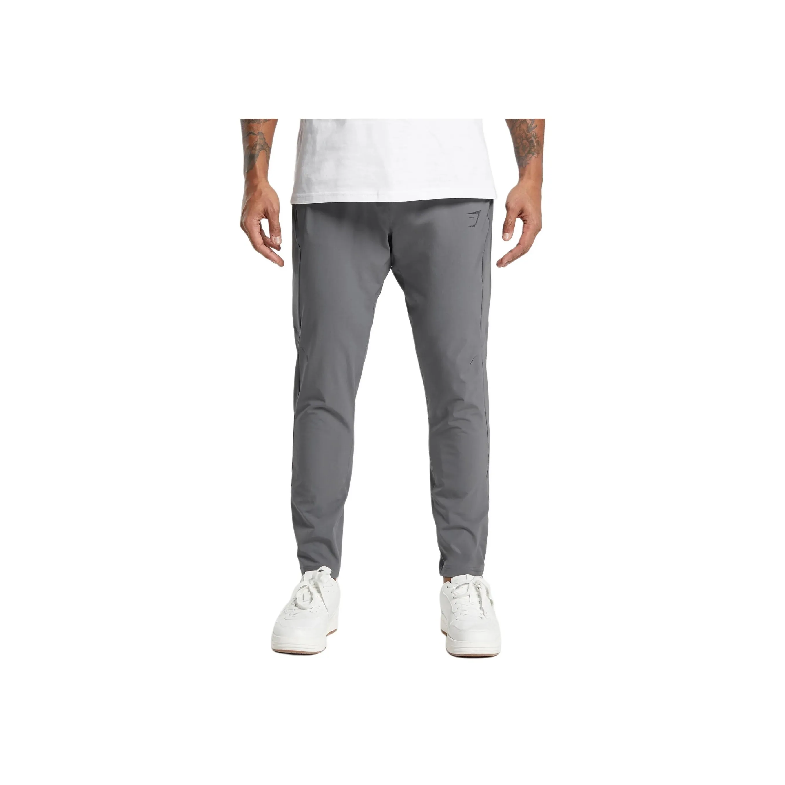 GYMSHARK Athletic Trousers Men's Gray