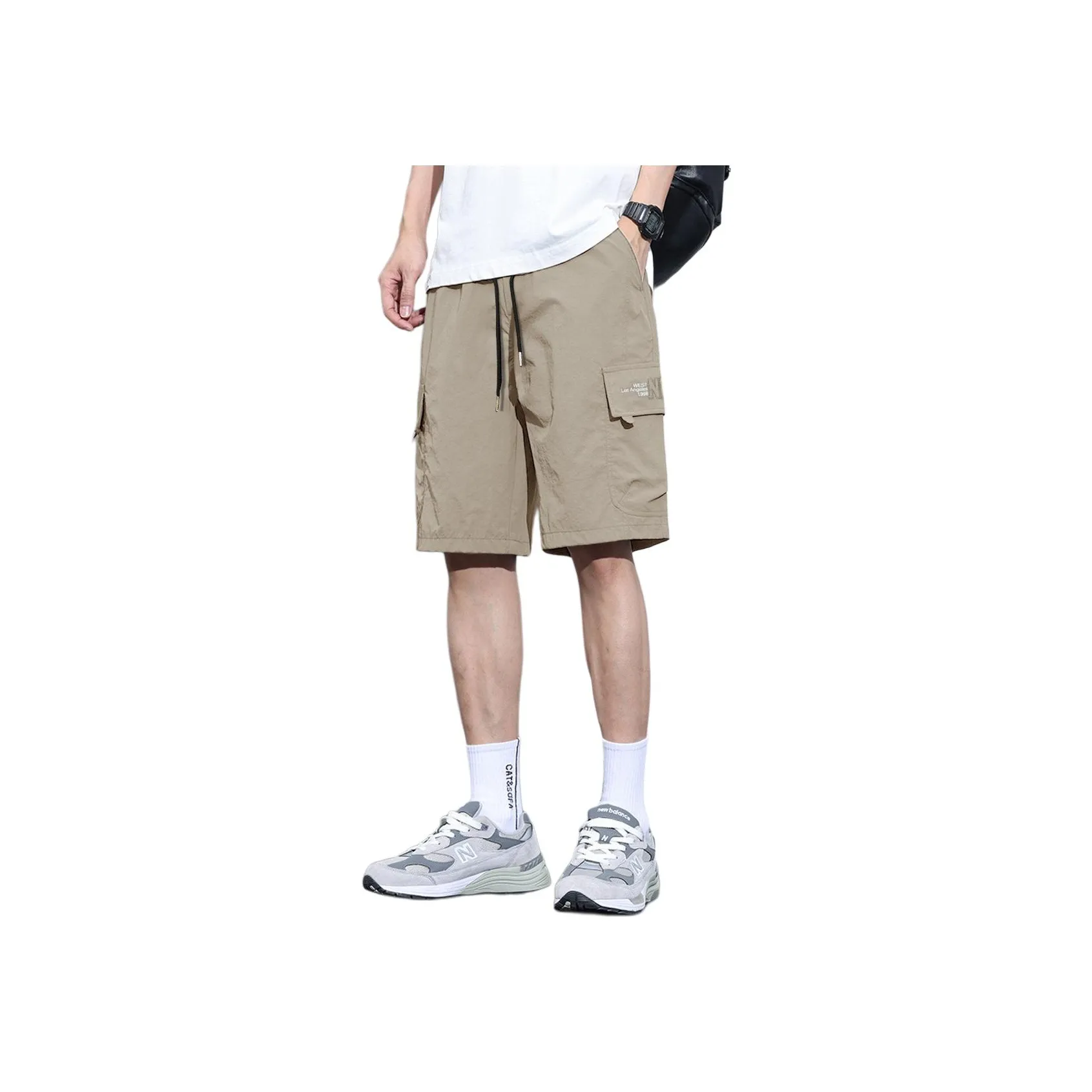 Tonlion Cargo Shorts Men's Khaki Tone