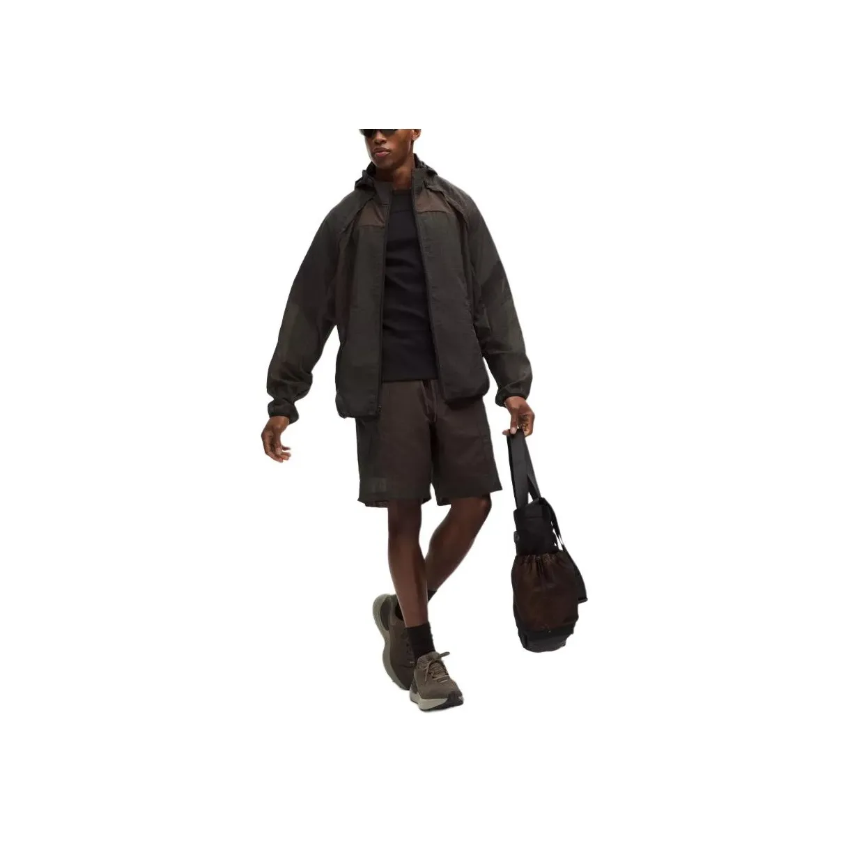 Lululemon x SLNSH SS25 Jacket Men's Stoney/True Tangerine