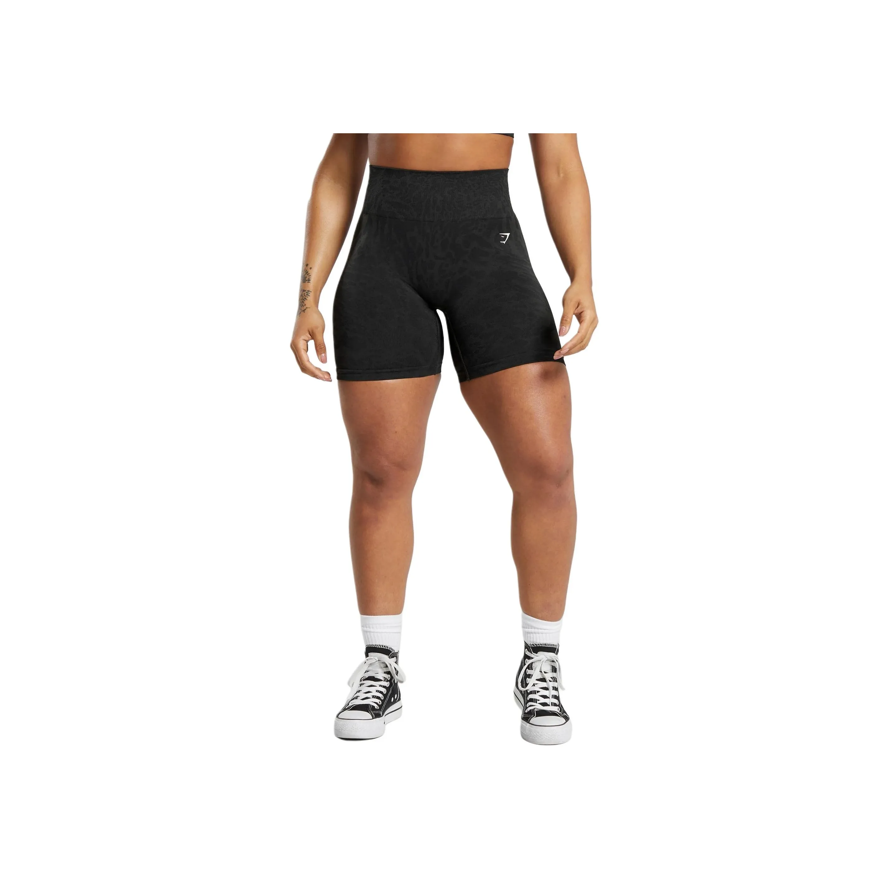 GYMSHARK Спортивные шорты Женские Черные