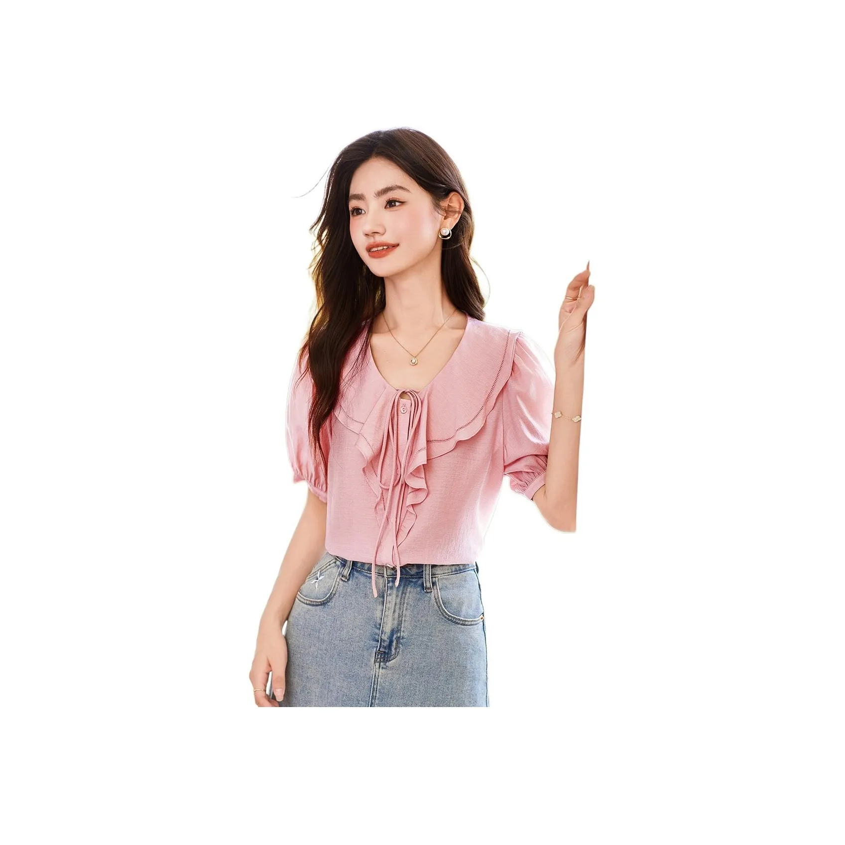 Like The Age Of Water Shirt Women's Pink