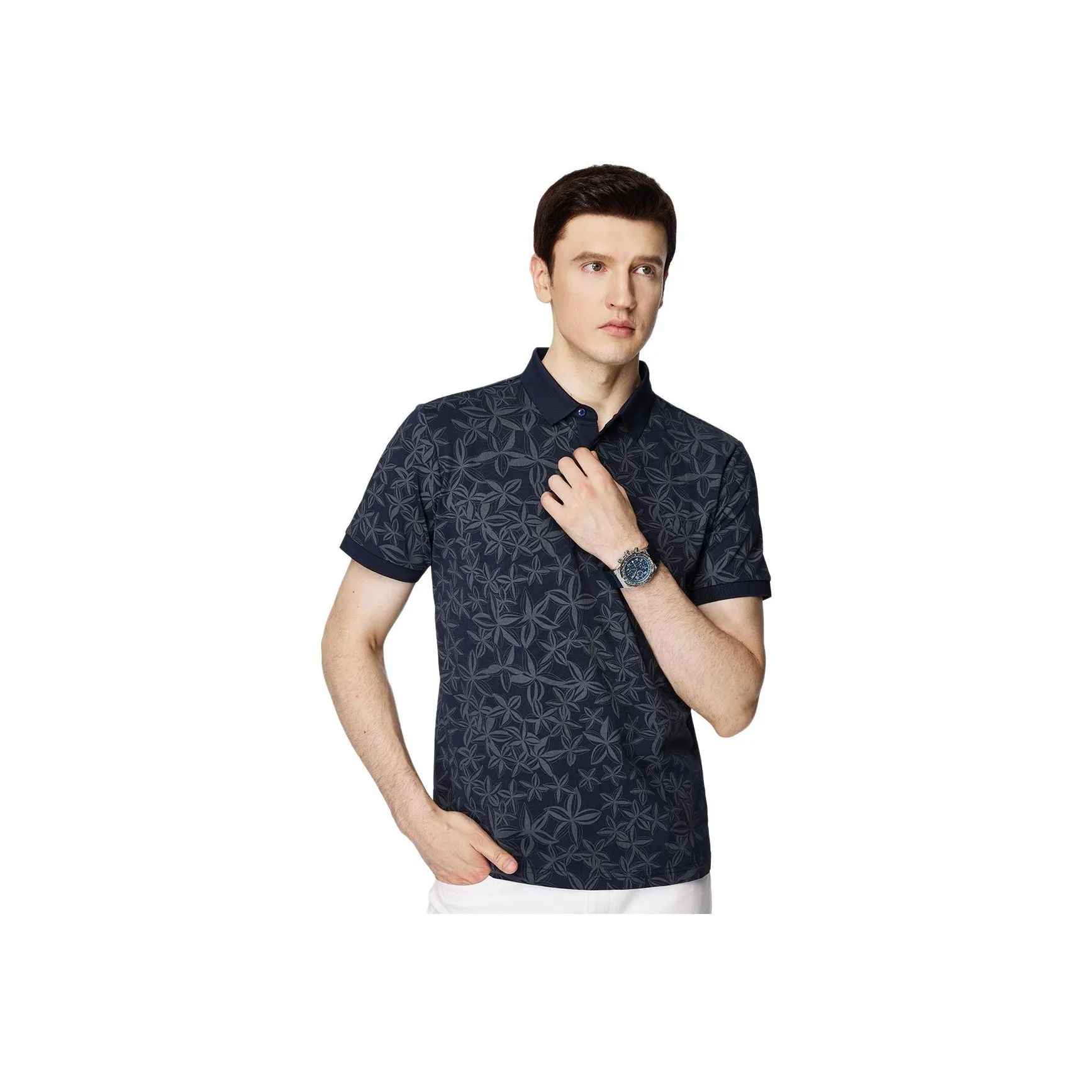 FIRS Polo Shirt Men's Navy Blue