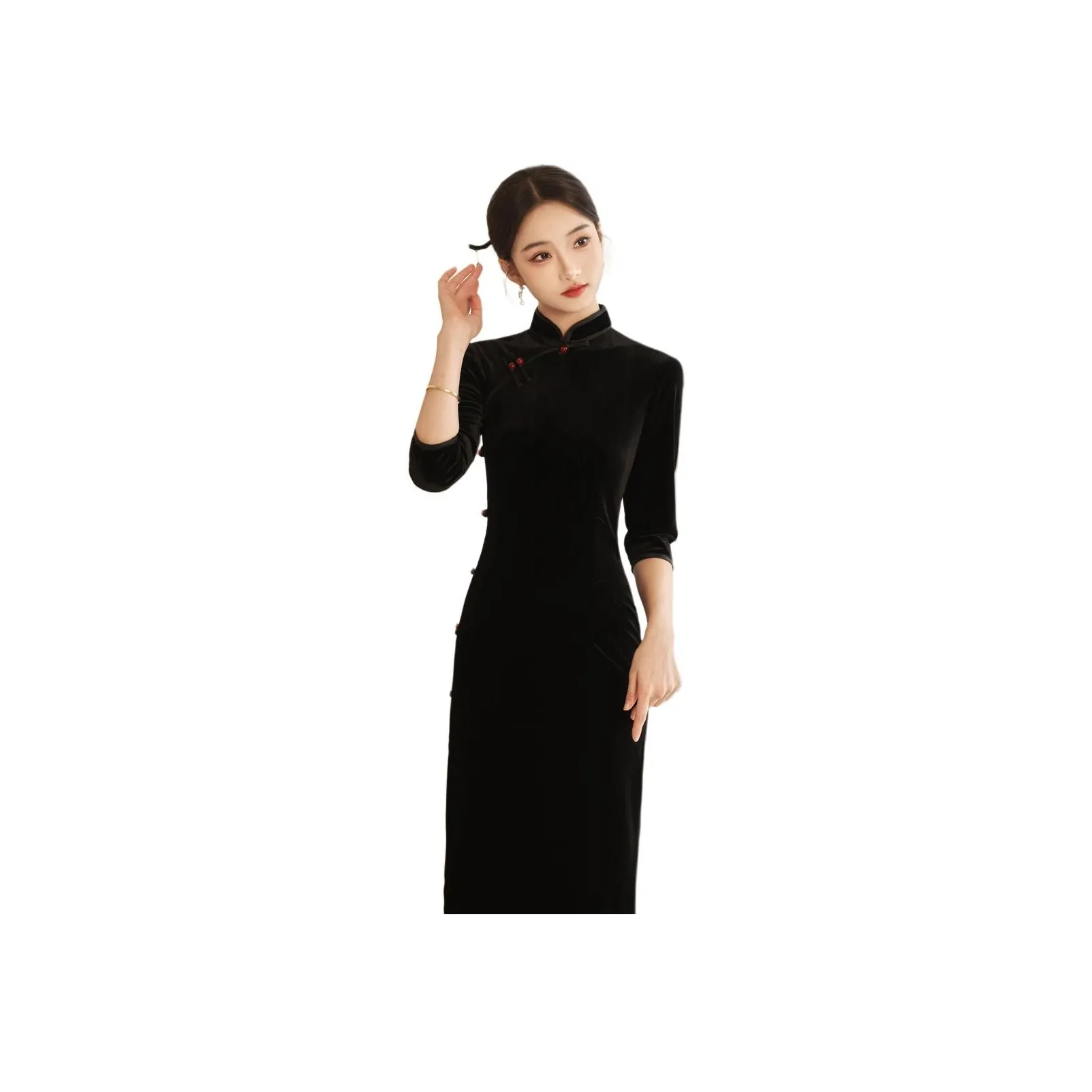 ENEESSI Spring Summer Release Cheongsam Women's Black