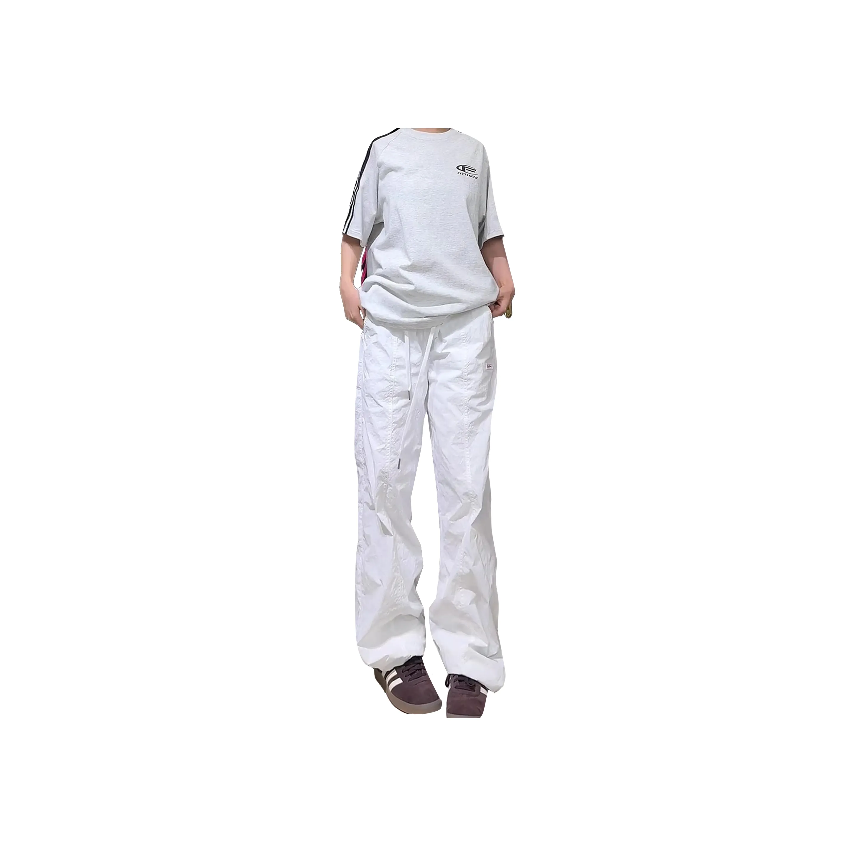 YEARNED Белые Женские Повседневные Брюки