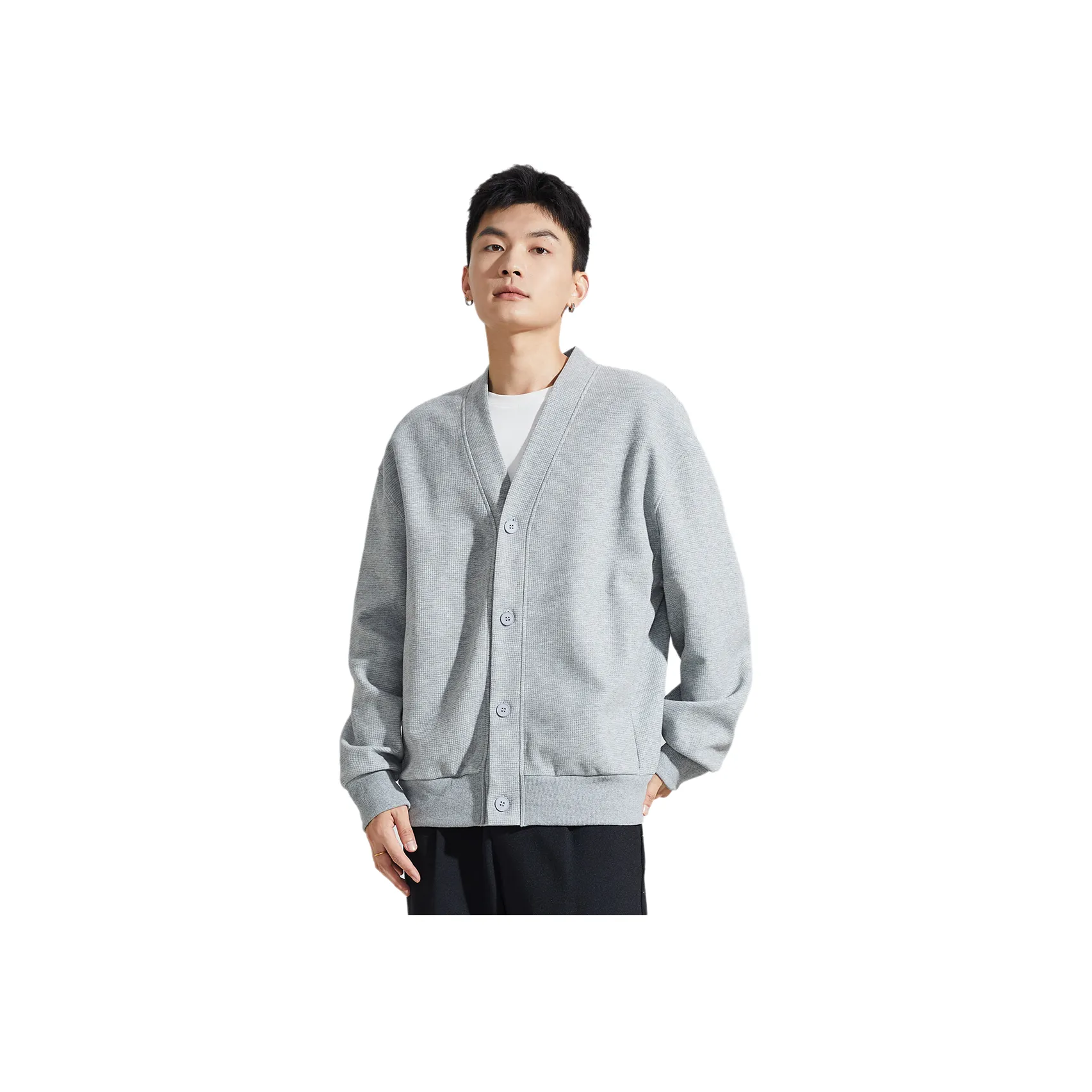 Tonlion Spring Fall Sweatshirt Loose Fit Men's