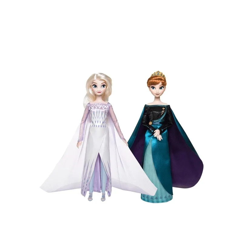 Disney Elsa Disney Frozen Coronation Anna Doll Toy 2 Piece Set Includes Box 33cm Scale Figures