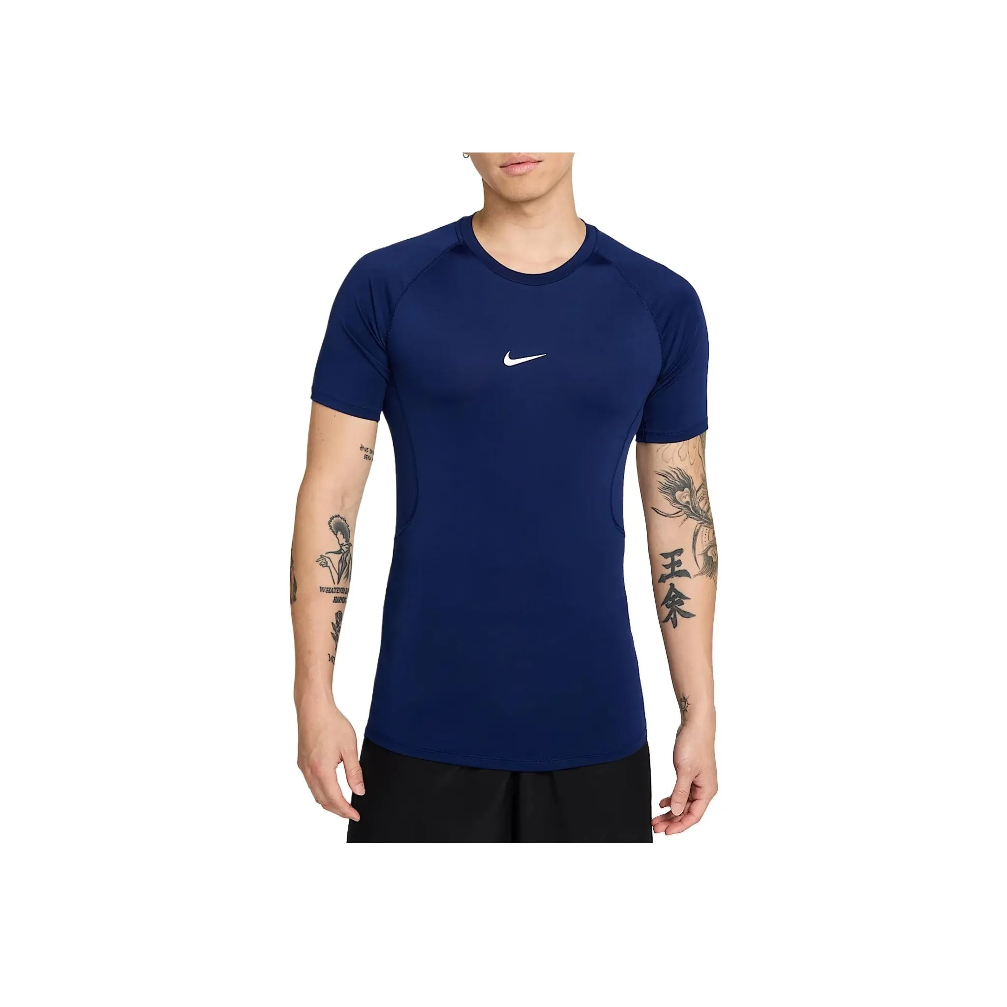 Nike Dri FitPro Collection T Shirt Men's Blue Void/White