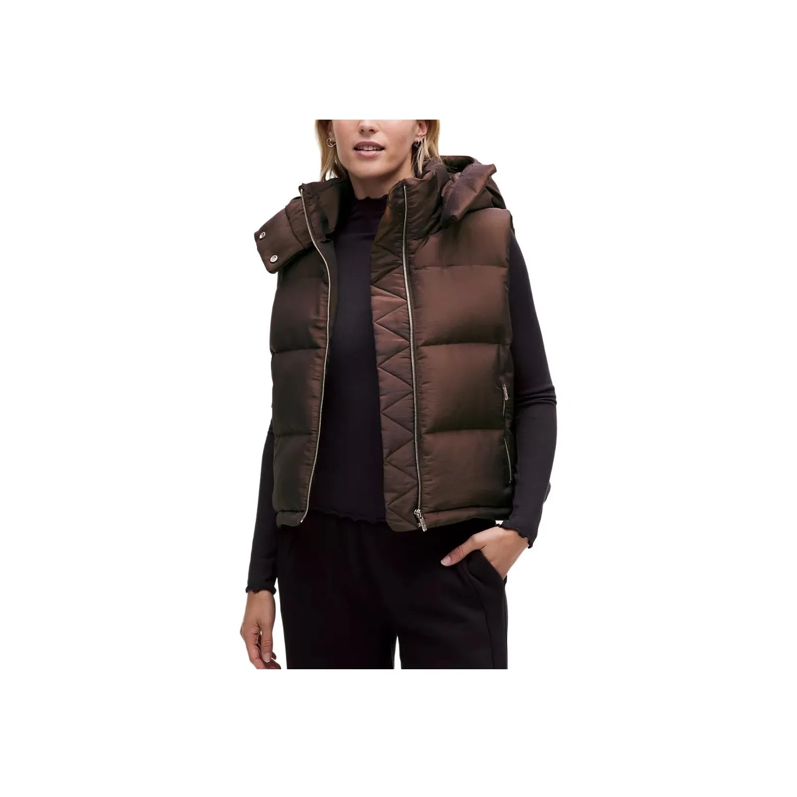 Lululemon Wunder Puff Collection Cropped Collection Vest Iridescent Vest Women's