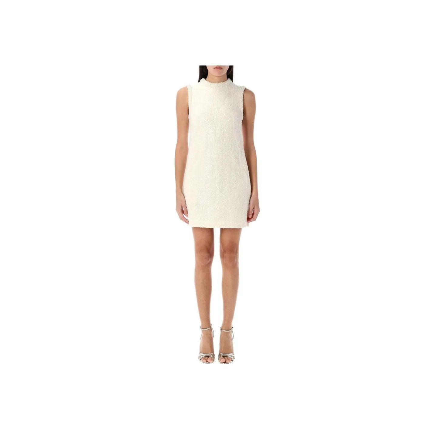 Self portrait Boucle Embellished Trim Mini Dress