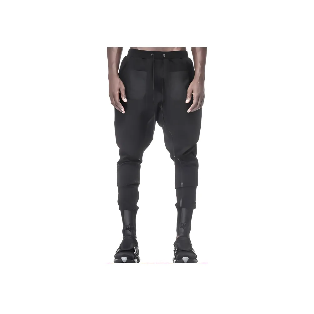NORVINCY Термический Дышащий Эластичный Пояс Черный Воин Повседневные Штаны Мужские Черные
