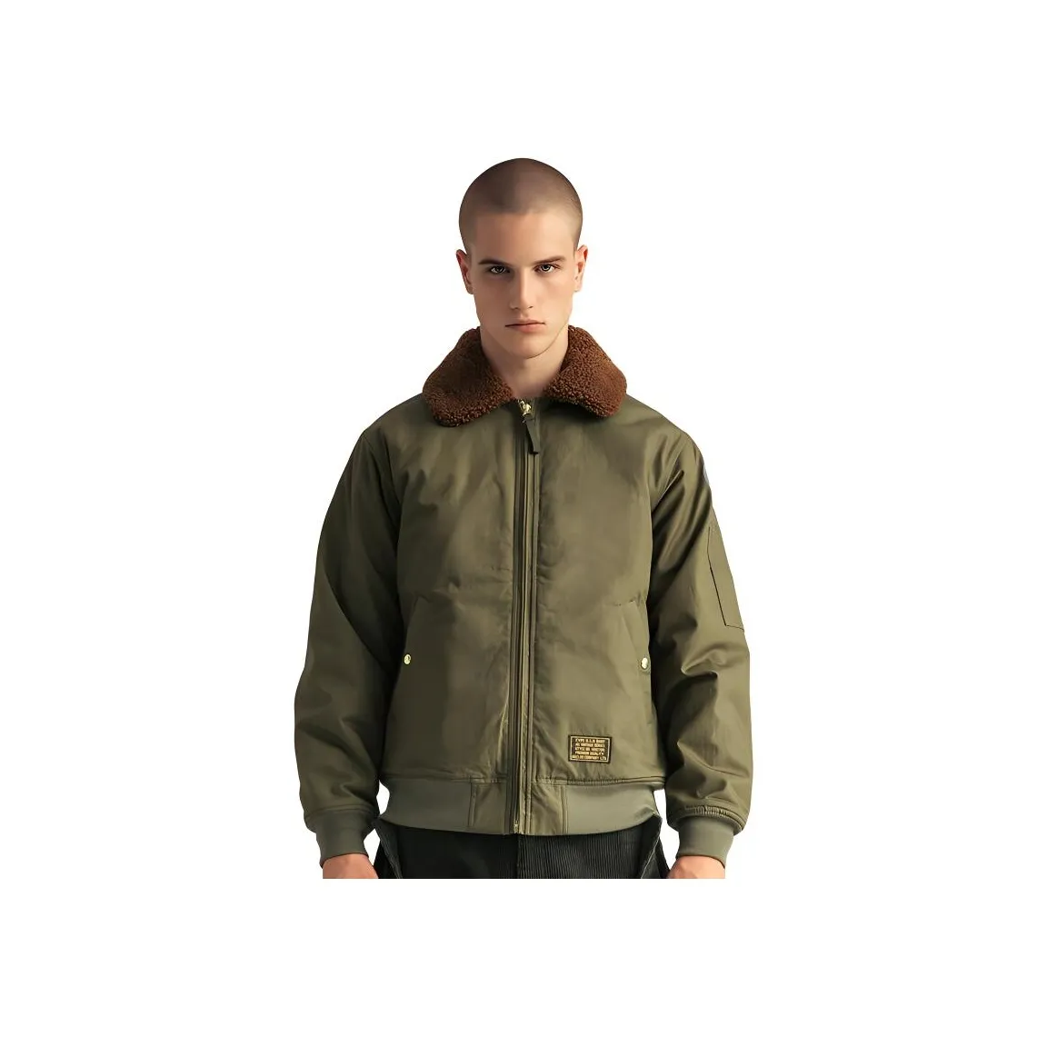 AKCLUB Vintage Collection Пуховик Мужской Армейский Зеленый