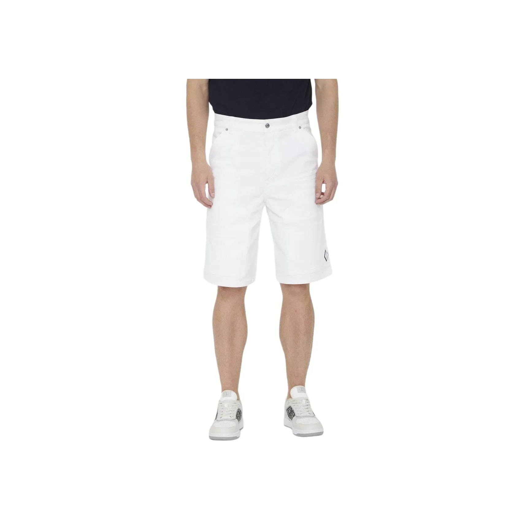 DIOR Homme Cd Diamond Carpenter Denim Bermuda Shorts
